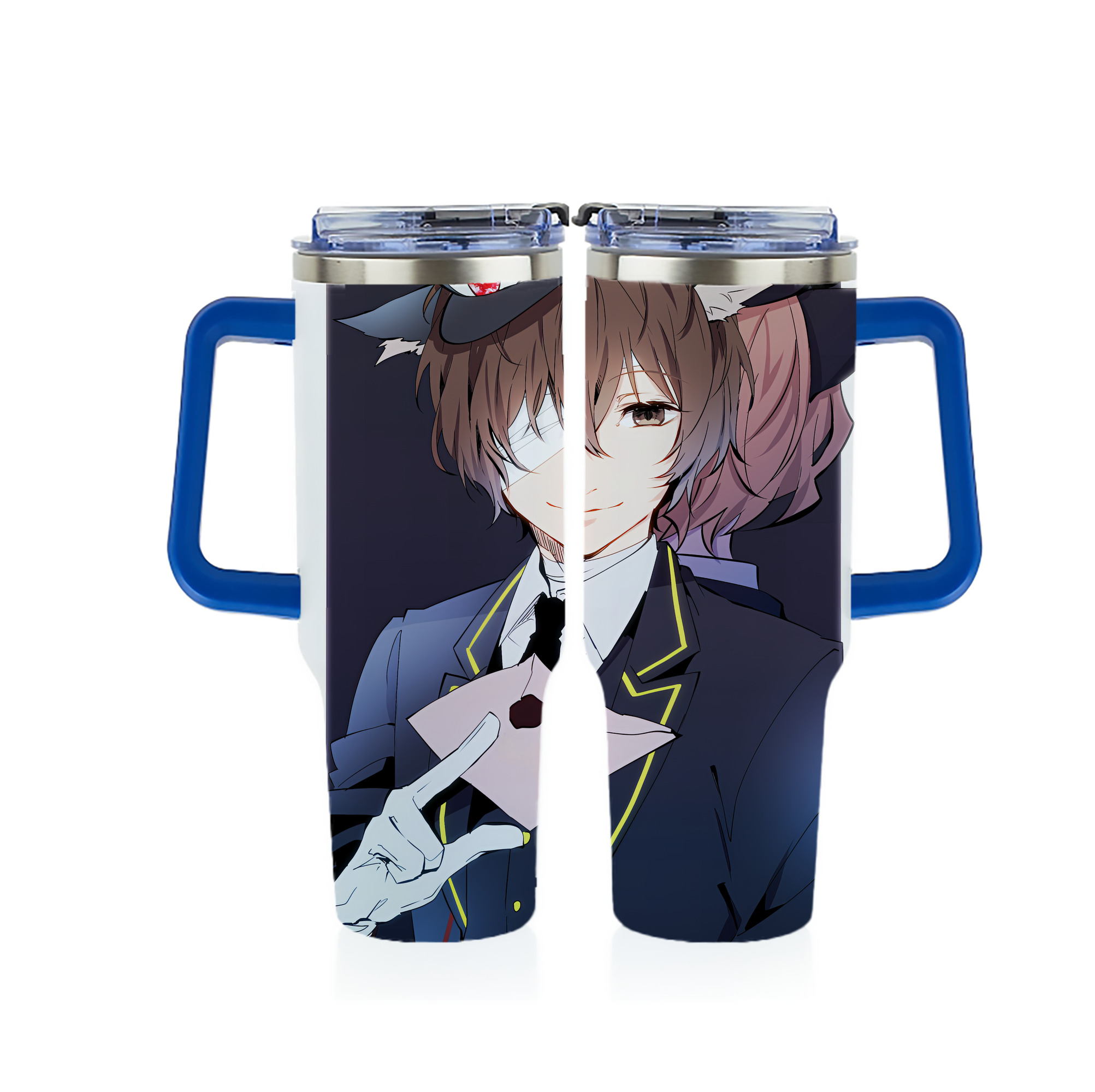 （画像用） 文豪ストレイドッグス Bungo Stray Dogs 1200ｍLフルプリント車用タンブラー