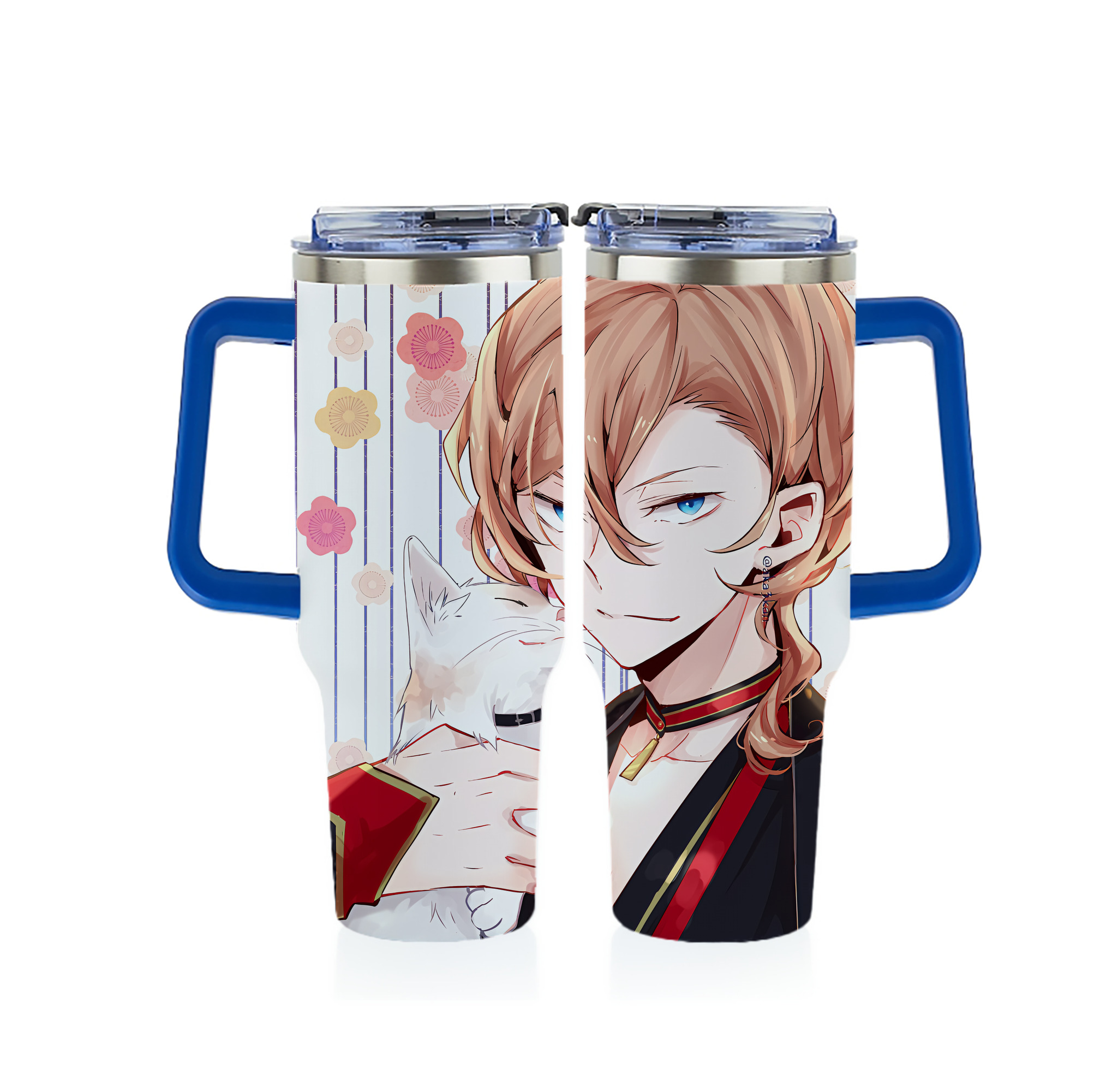 （画像用） 文豪ストレイドッグス Bungo Stray Dogs 1200ｍLフルプリント車用タンブラー