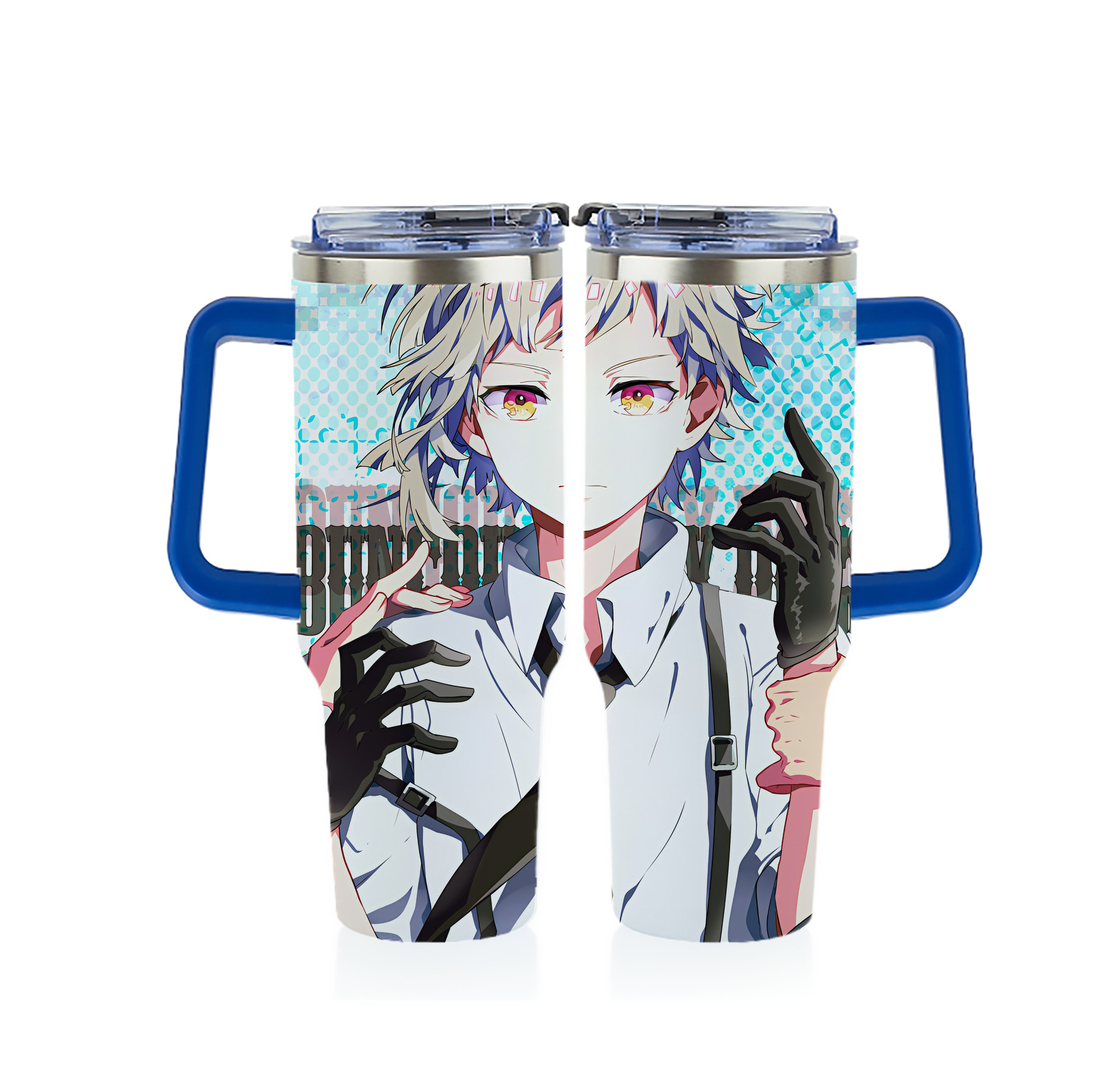（画像用） 文豪ストレイドッグス Bungo Stray Dogs 1200ｍLフルプリント車用タンブラー