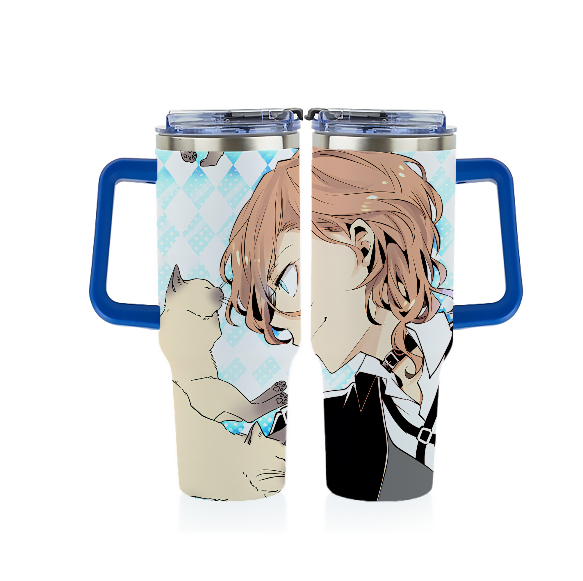 （画像用） 文豪ストレイドッグス Bungo Stray Dogs 1200ｍLフルプリント車用タンブラー