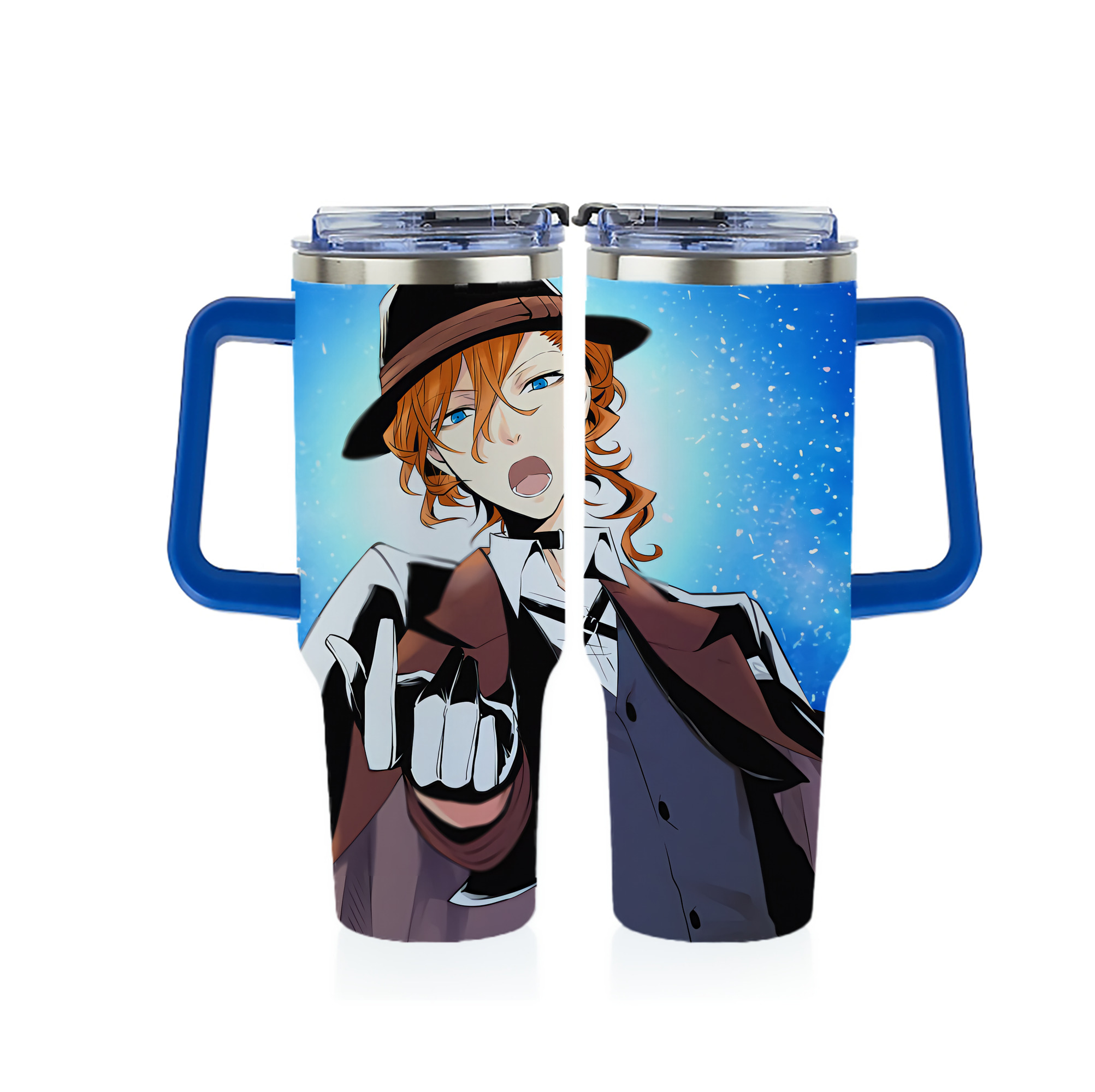 （画像用） 文豪ストレイドッグス Bungo Stray Dogs 1200ｍLフルプリント車用タンブラー