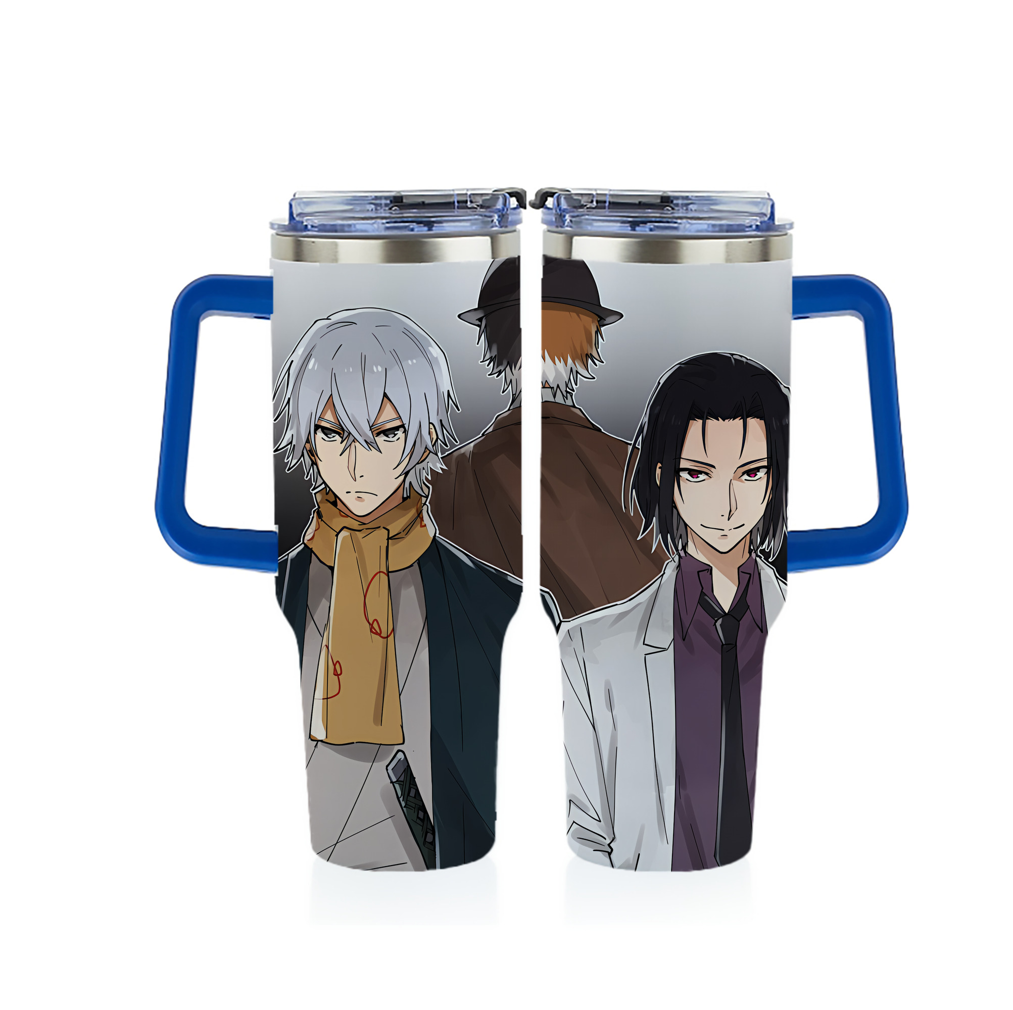 （画像用） 文豪ストレイドッグス Bungo Stray Dogs 1200ｍLフルプリント車用タンブラー