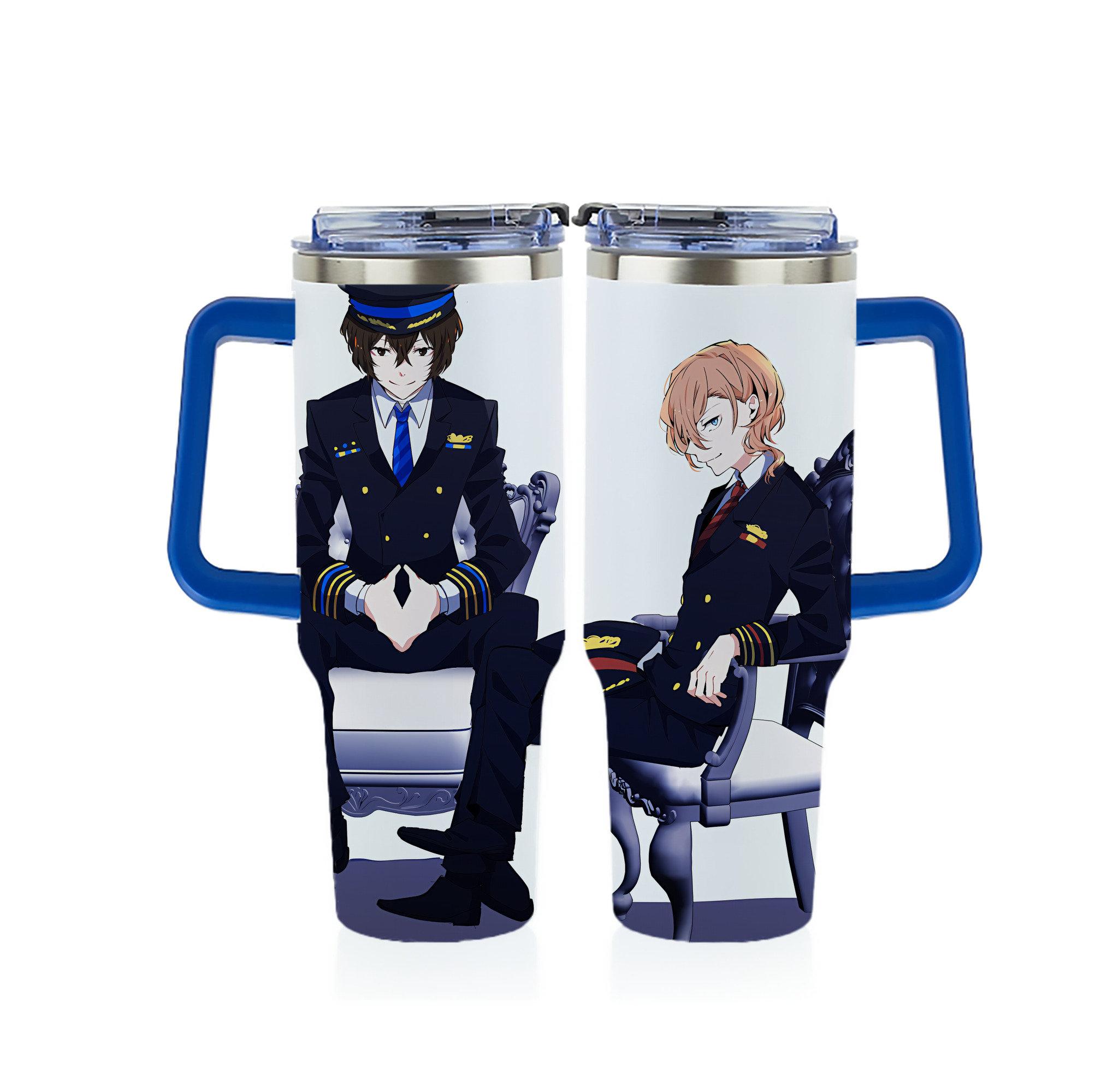 （画像用） 文豪ストレイドッグス Bungo Stray Dogs 1200ｍLフルプリント車用タンブラー