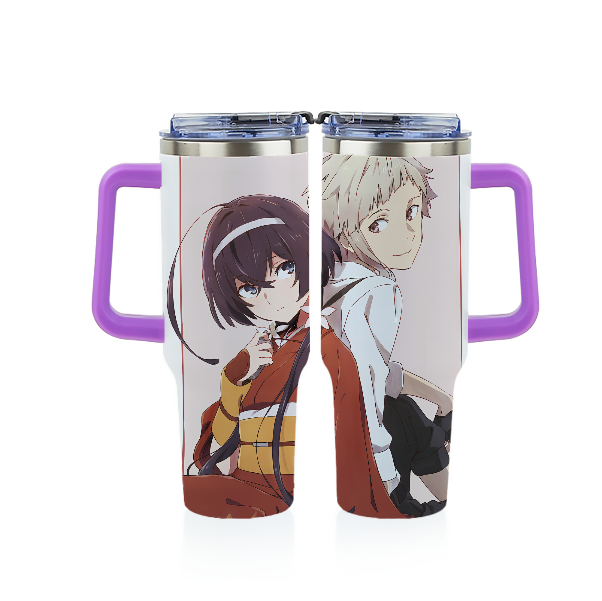（画像用） 文豪ストレイドッグス Bungo Stray Dogs 1200ｍLフルプリント車用タンブラー