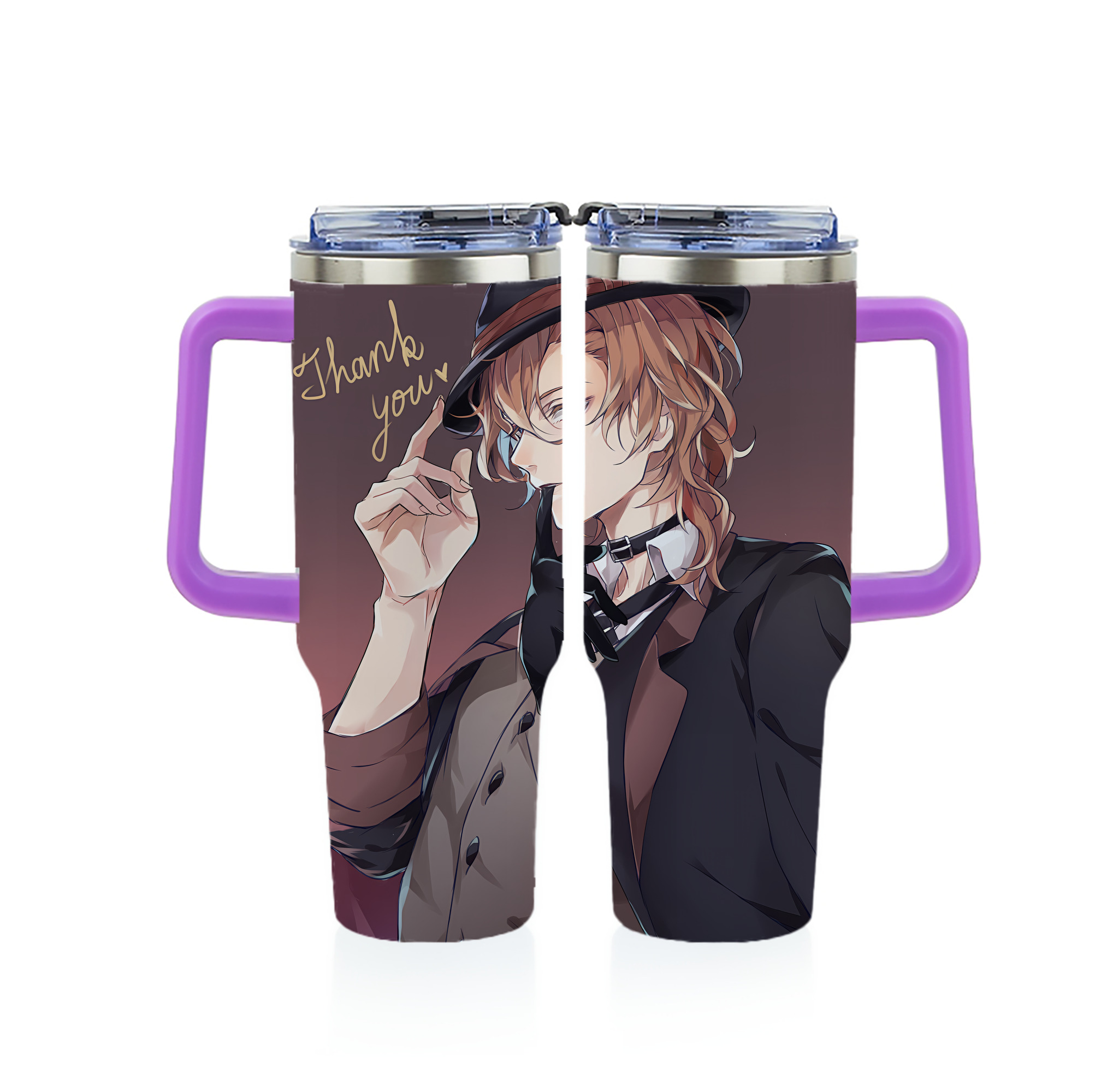 （画像用） 文豪ストレイドッグス Bungo Stray Dogs 1200ｍLフルプリント車用タンブラー