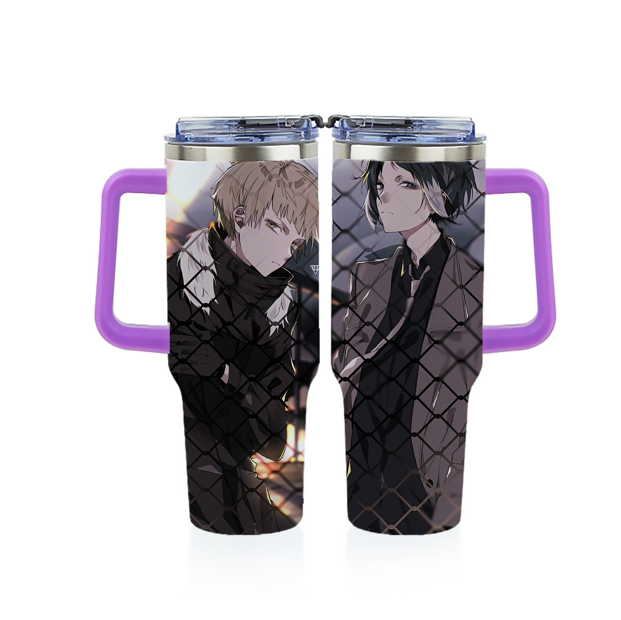 （画像用） 文豪ストレイドッグス Bungo Stray Dogs 1200ｍLフルプリント車用タンブラー