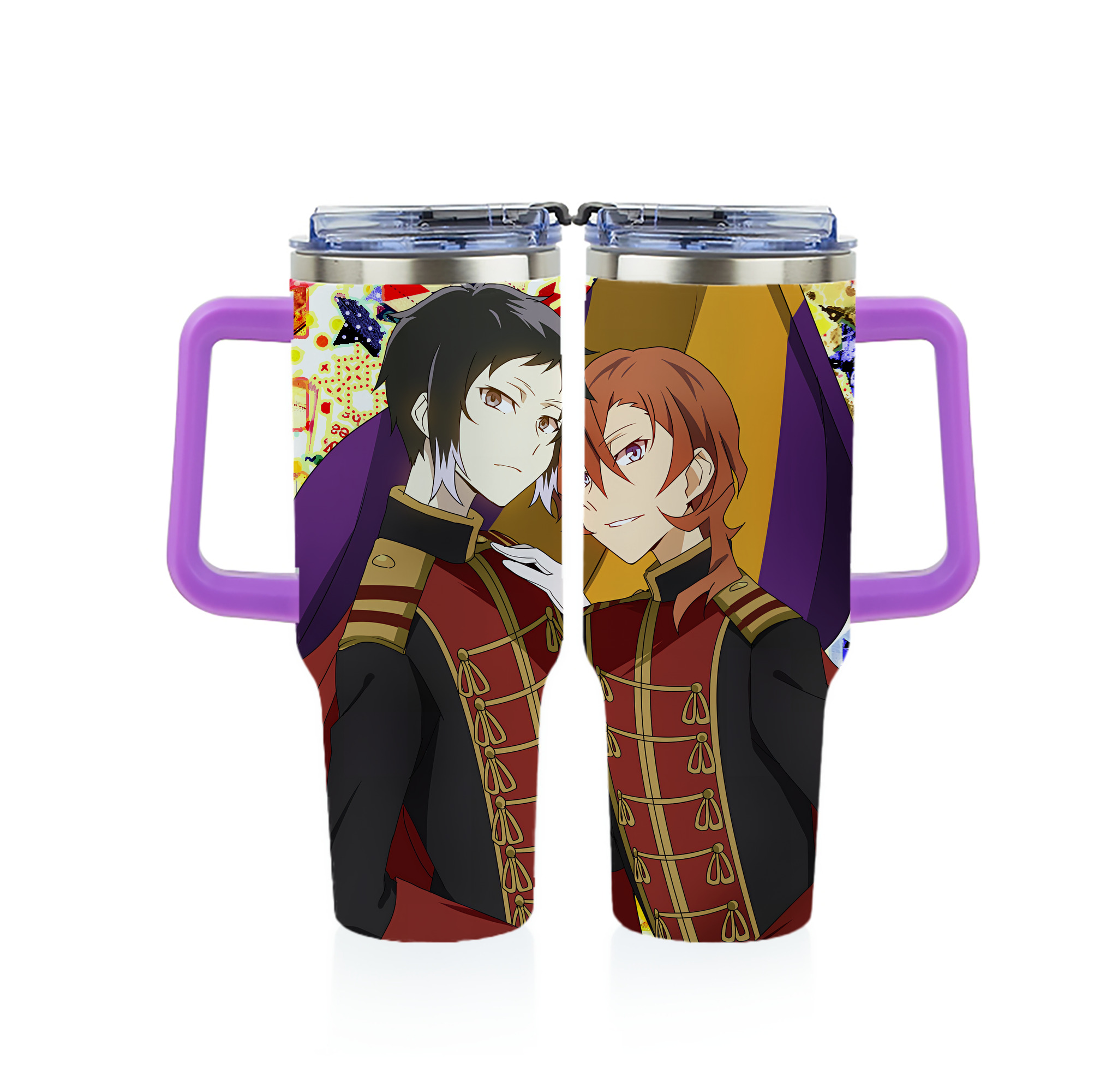 （画像用） 文豪ストレイドッグス Bungo Stray Dogs 1200ｍLフルプリント車用タンブラー