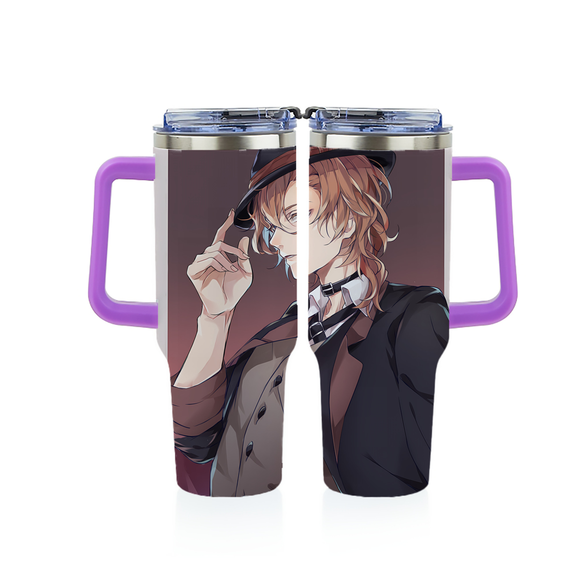 （画像用） 文豪ストレイドッグス Bungo Stray Dogs 1200ｍLフルプリント車用タンブラー