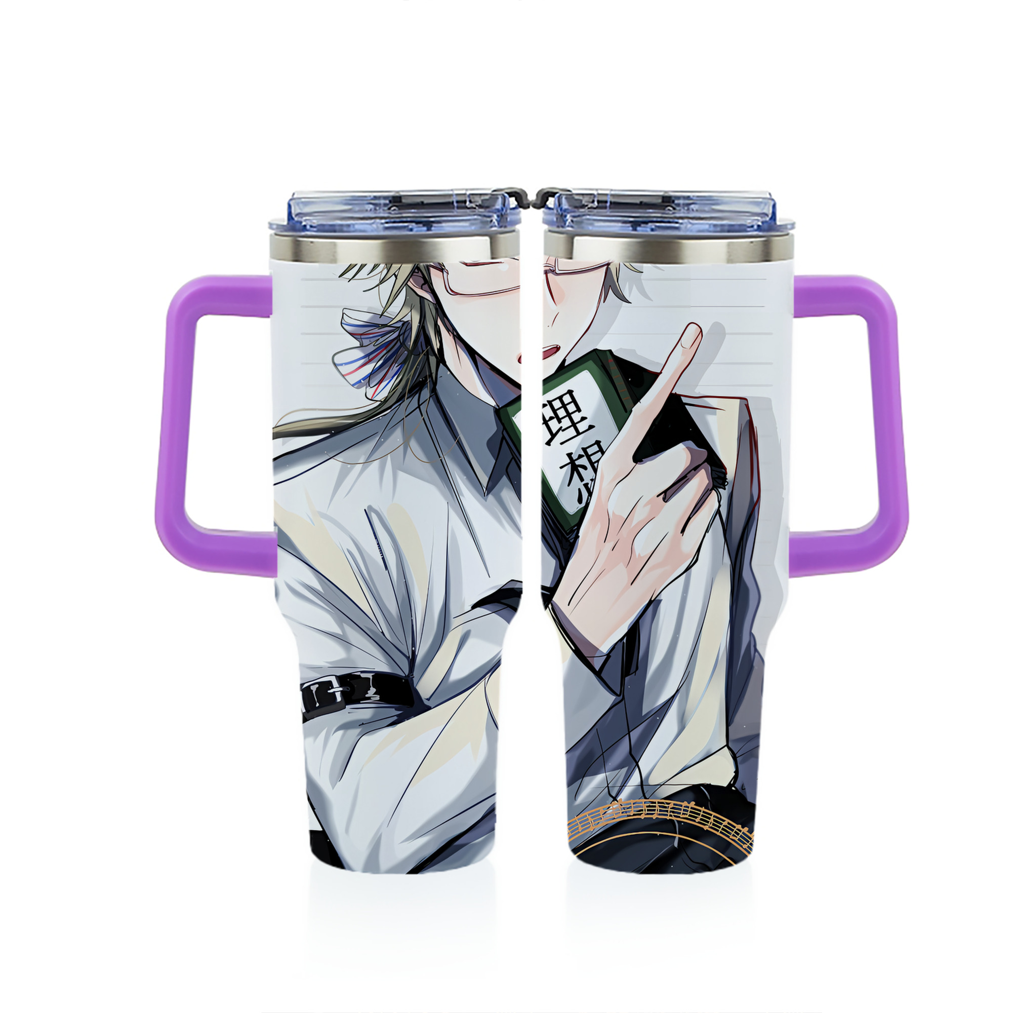 （画像用） 文豪ストレイドッグス Bungo Stray Dogs 1200ｍLフルプリント車用タンブラー