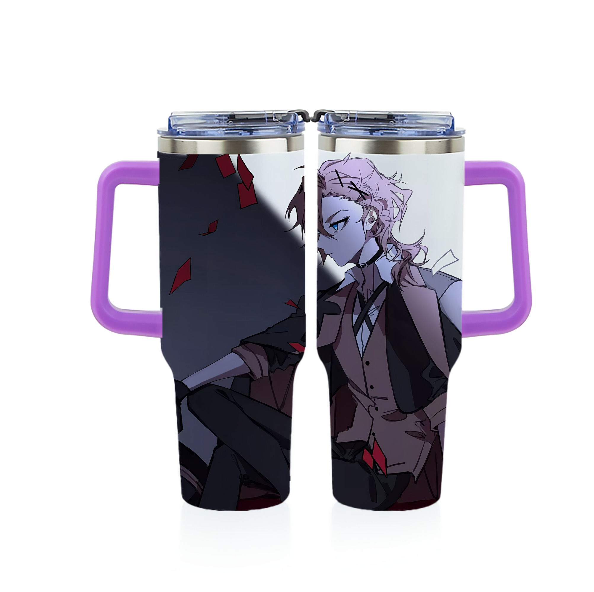 （画像用） 文豪ストレイドッグス Bungo Stray Dogs 1200ｍLフルプリント車用タンブラー