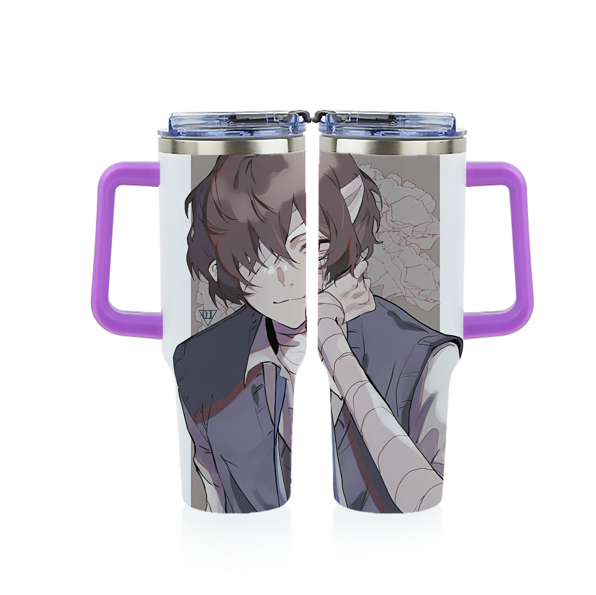 （画像用） 文豪ストレイドッグス Bungo Stray Dogs 1200ｍLフルプリント車用タンブラー