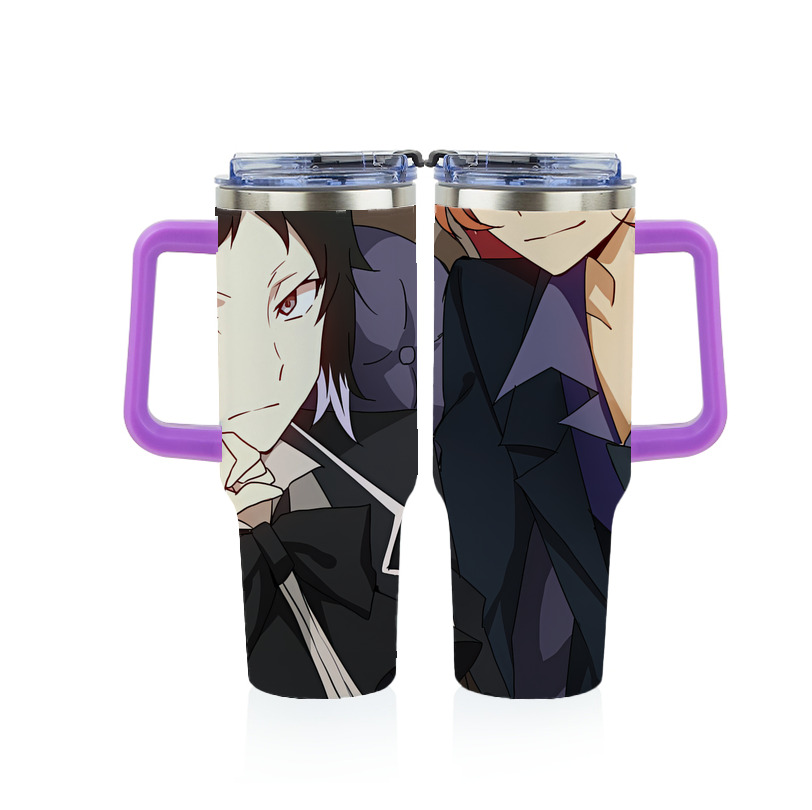 （画像用） 文豪ストレイドッグス Bungo Stray Dogs 1200ｍLフルプリント車用タンブラー