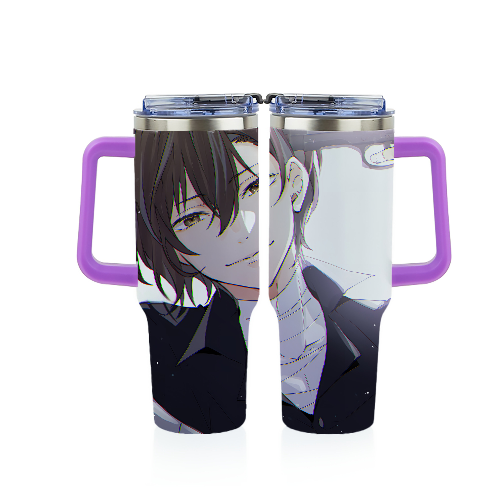 （画像用） 文豪ストレイドッグス Bungo Stray Dogs 1200ｍLフルプリント車用タンブラー