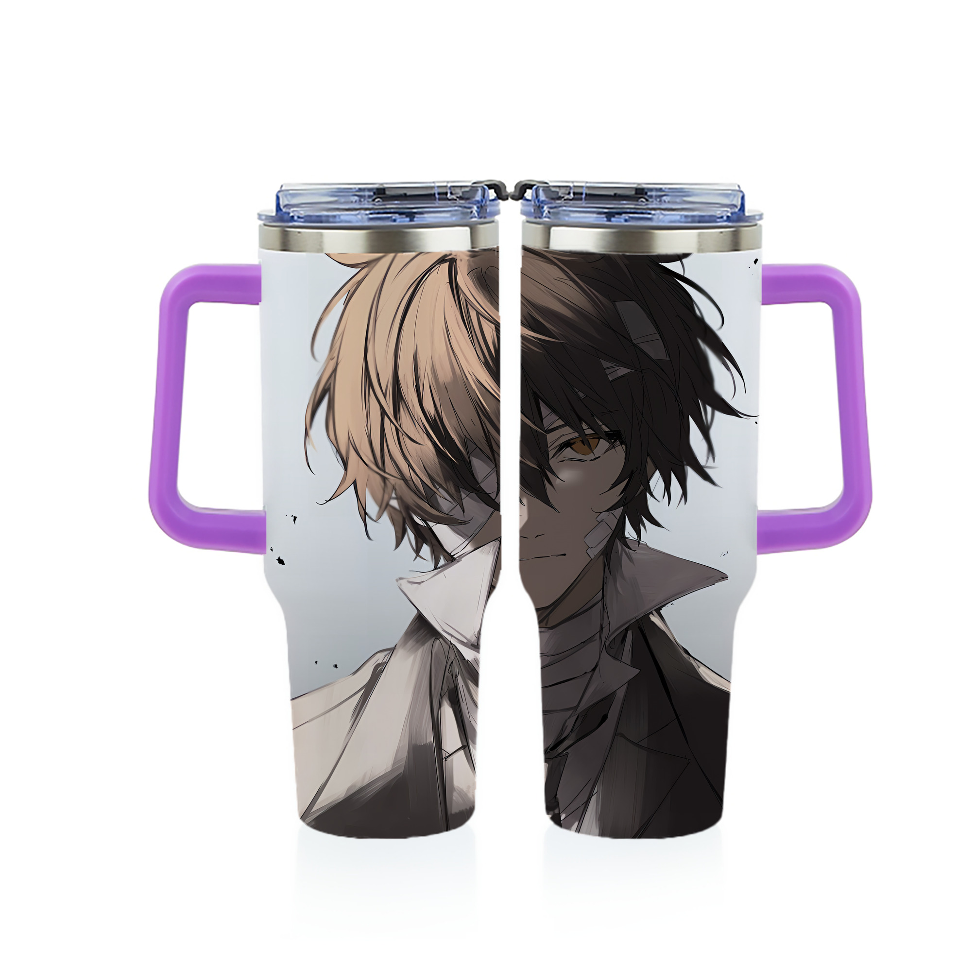 （画像用） 文豪ストレイドッグス Bungo Stray Dogs 1200ｍLフルプリント車用タンブラー