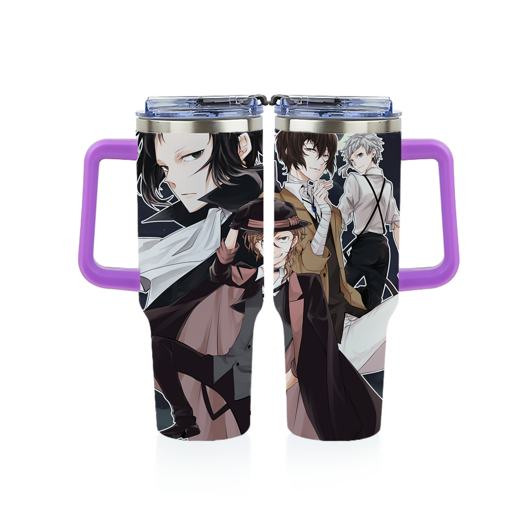 （画像用） 文豪ストレイドッグス Bungo Stray Dogs 1200ｍLフルプリント車用タンブラー