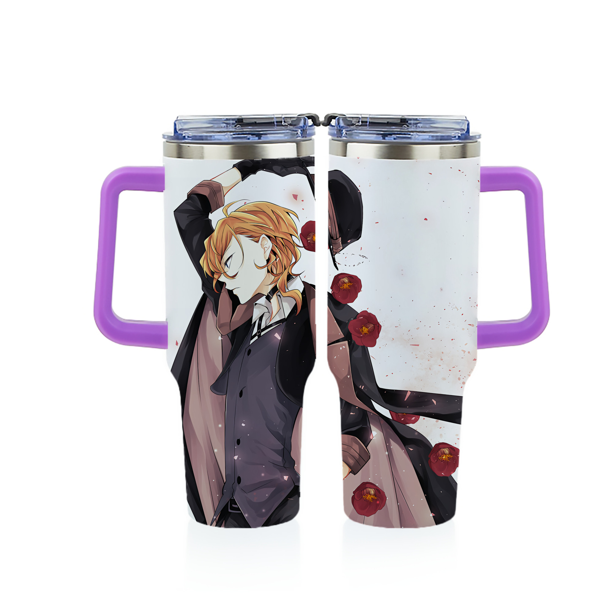（画像用） 文豪ストレイドッグス Bungo Stray Dogs 1200ｍLフルプリント車用タンブラー