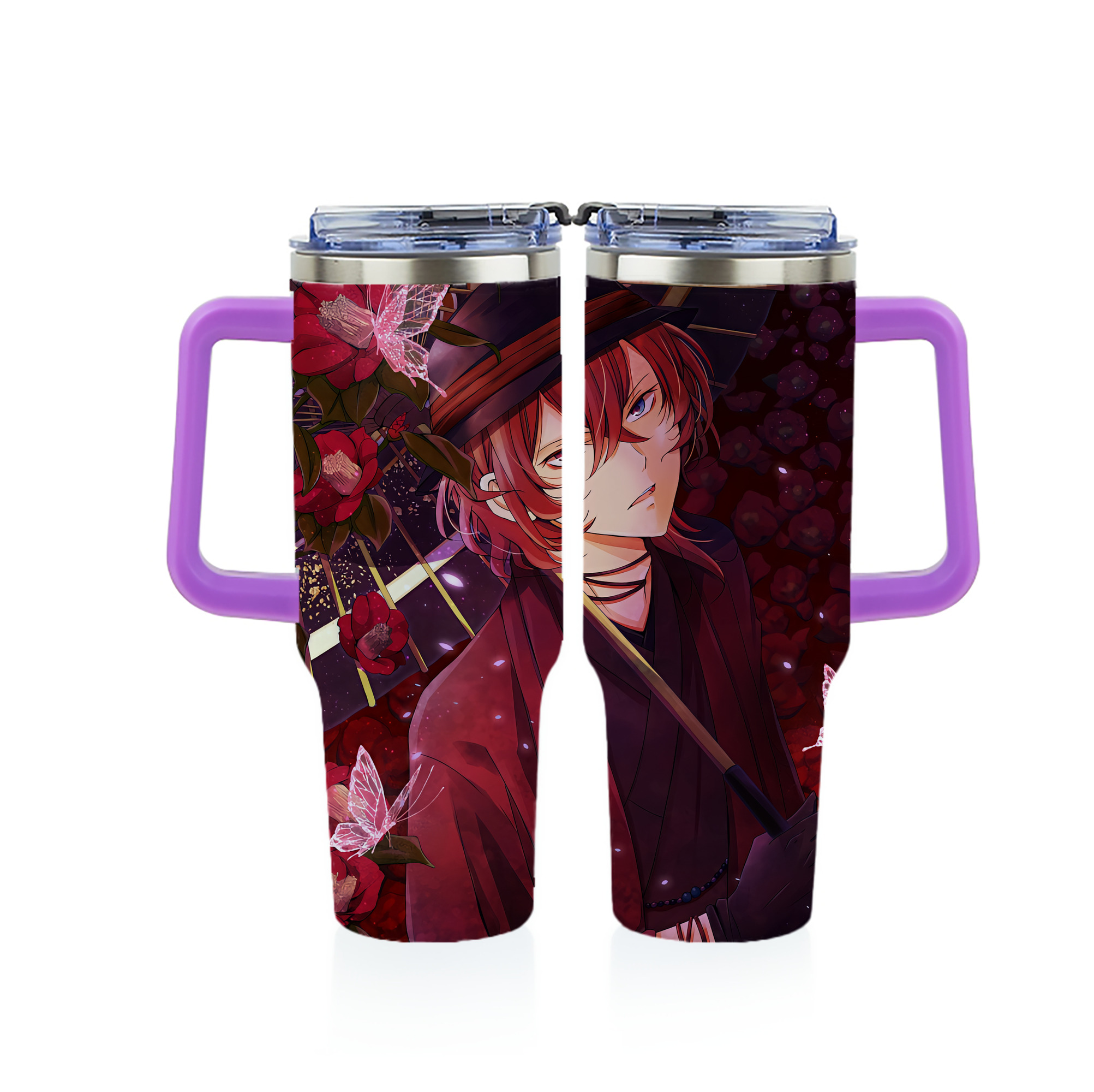 （画像用） 文豪ストレイドッグス Bungo Stray Dogs 1200ｍLフルプリント車用タンブラー