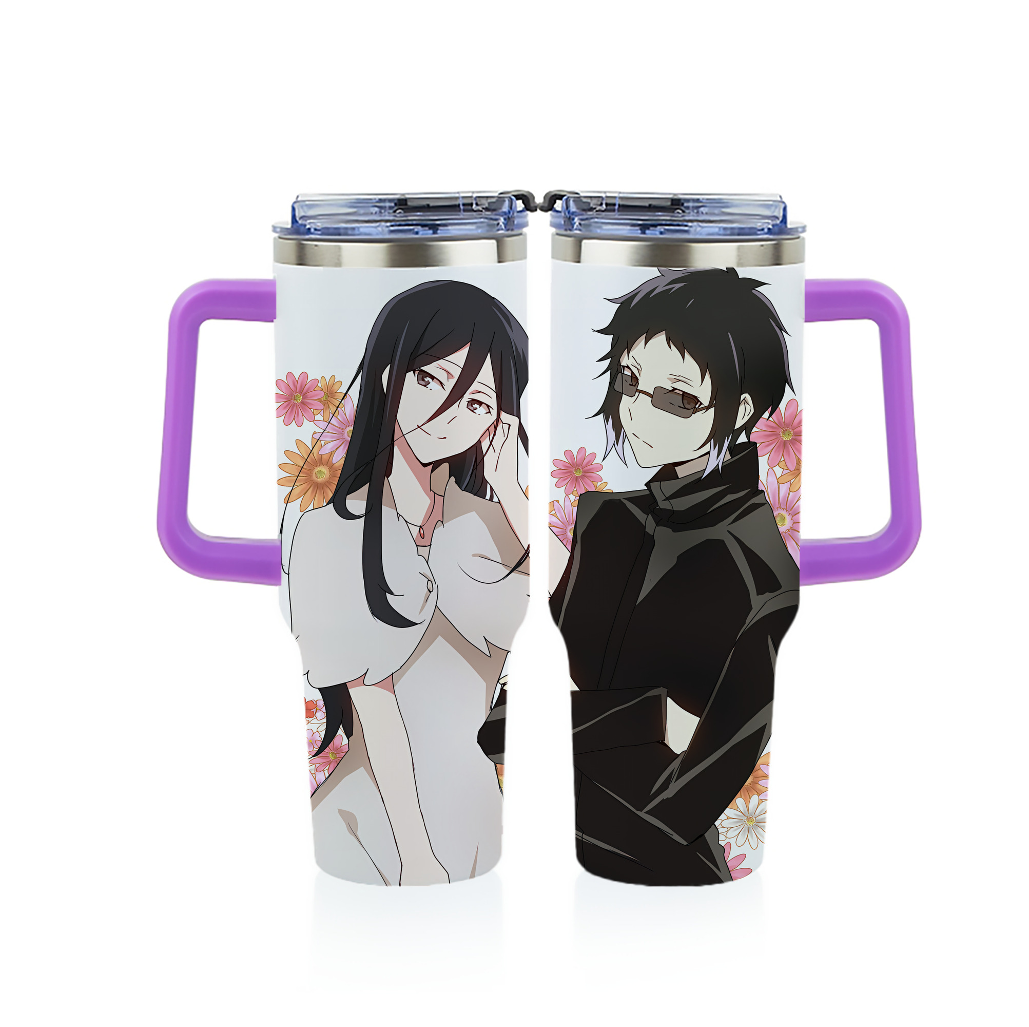 （画像用） 文豪ストレイドッグス Bungo Stray Dogs 1200ｍLフルプリント車用タンブラー