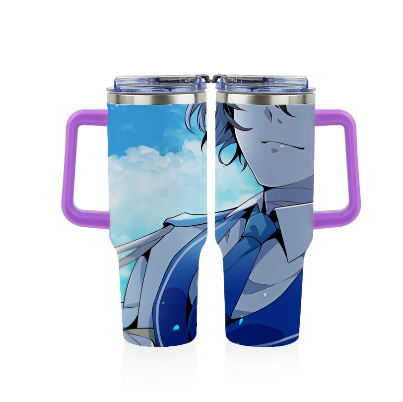 （画像用） 文豪ストレイドッグス Bungo Stray Dogs 1200ｍLフルプリント車用タンブラー