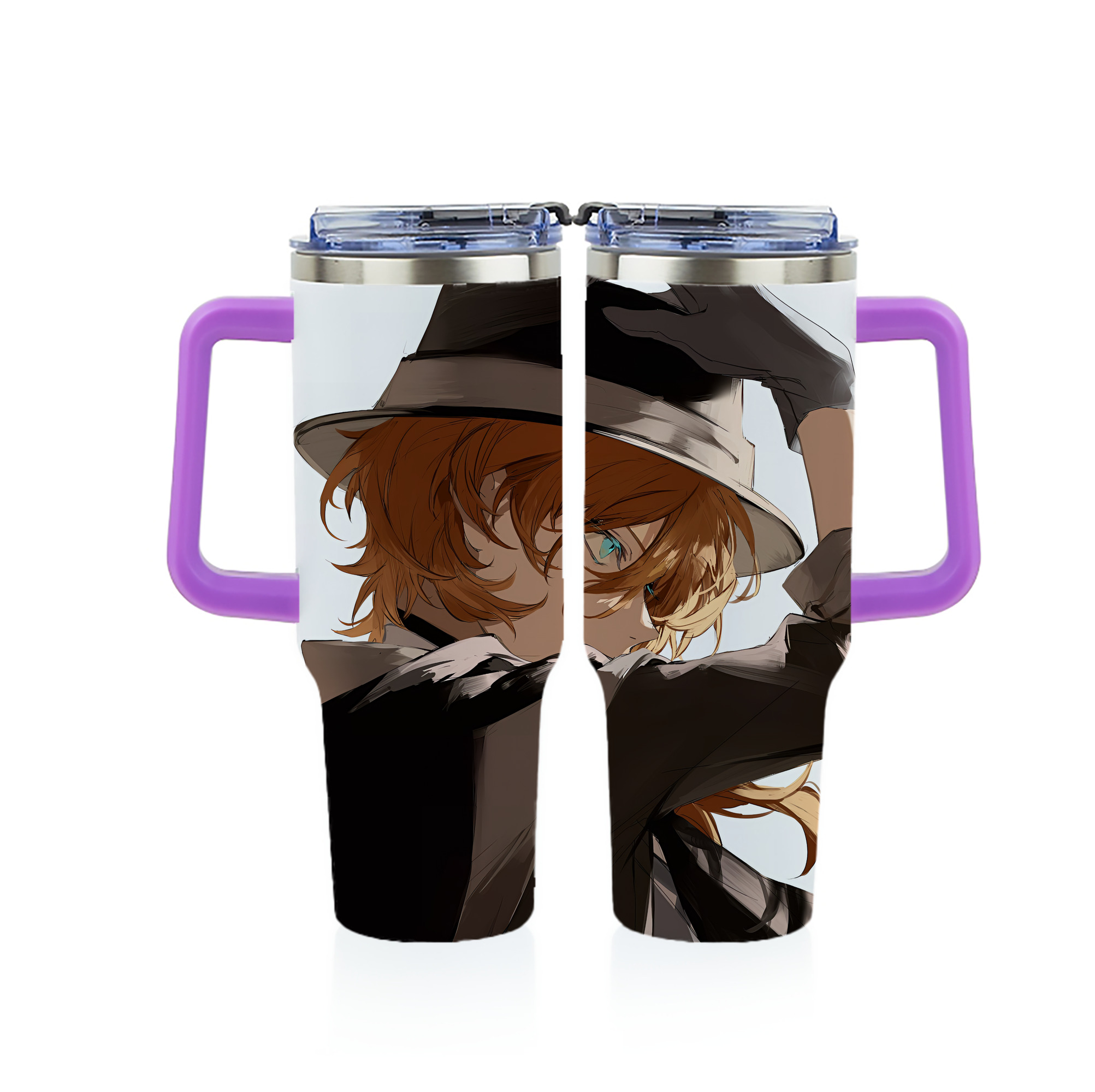 （画像用） 文豪ストレイドッグス Bungo Stray Dogs 1200ｍLフルプリント車用タンブラー