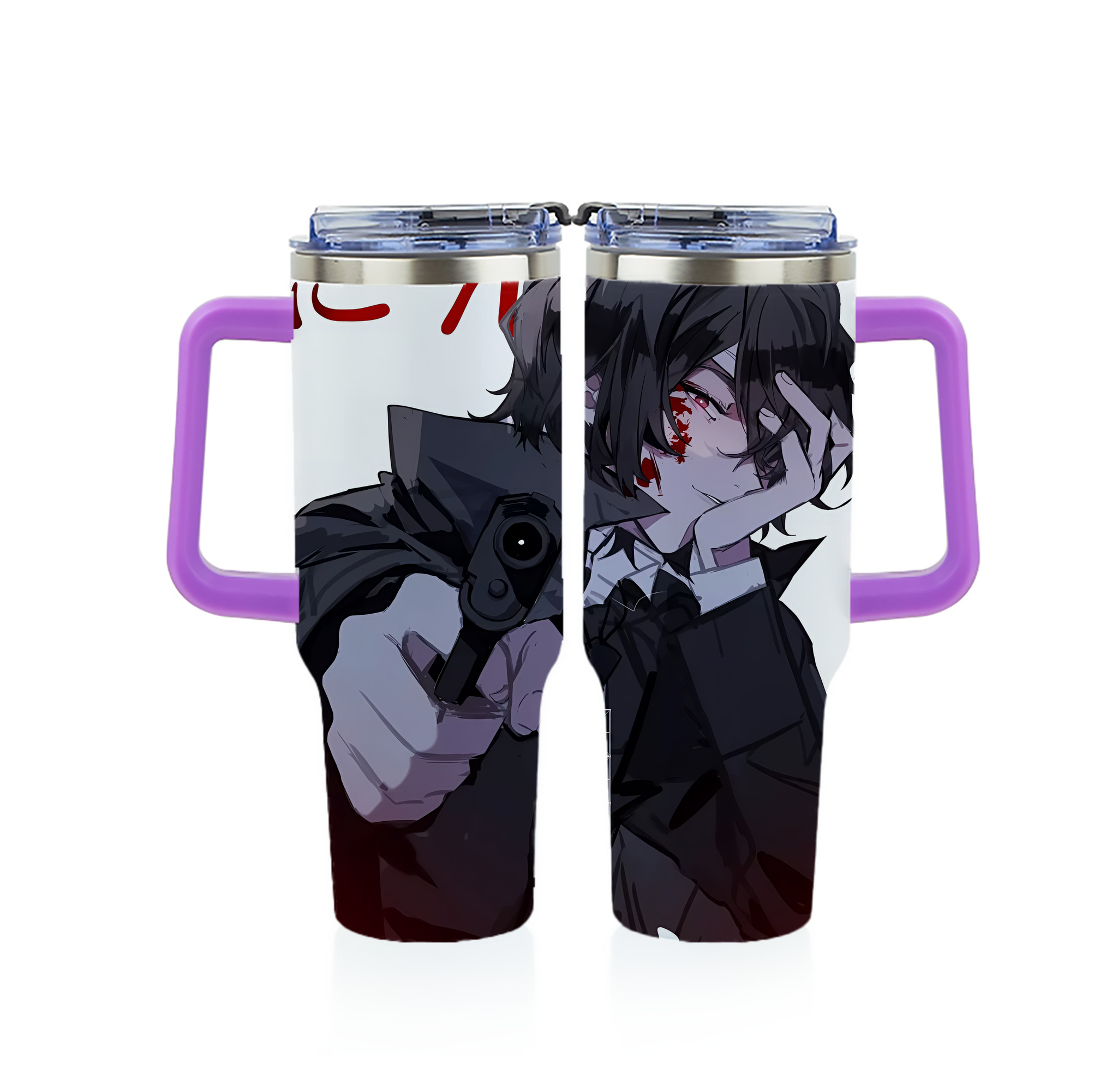（画像用） 文豪ストレイドッグス Bungo Stray Dogs 1200ｍLフルプリント車用タンブラー