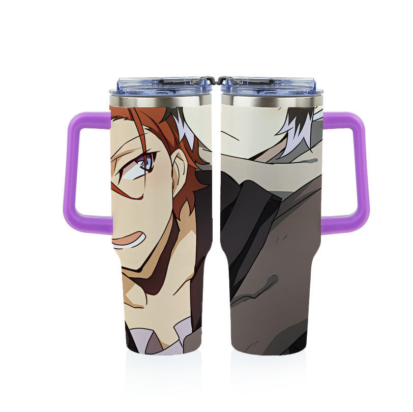 （画像用） 文豪ストレイドッグス Bungo Stray Dogs 1200ｍLフルプリント車用タンブラー