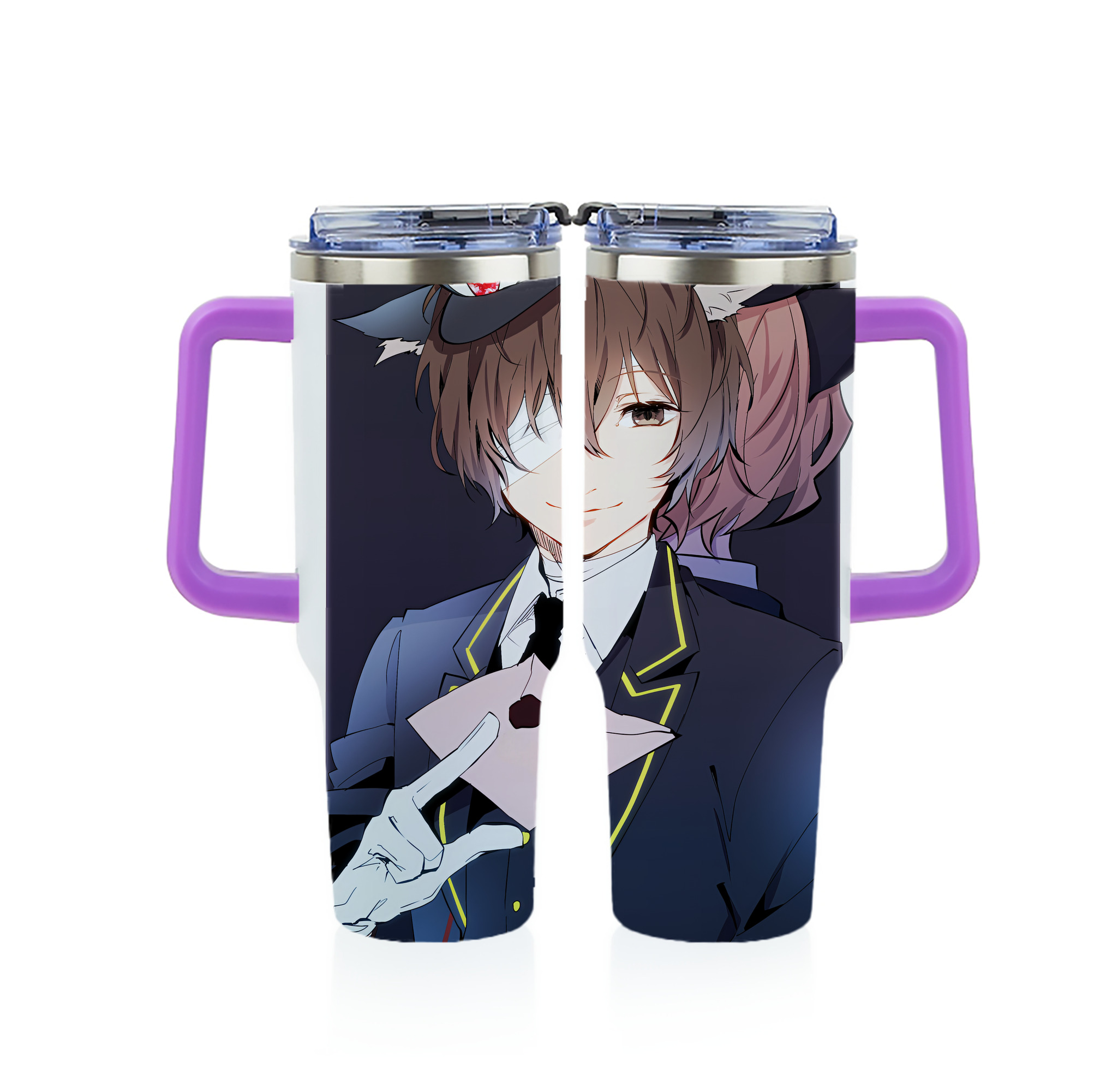 （画像用） 文豪ストレイドッグス Bungo Stray Dogs 1200ｍLフルプリント車用タンブラー