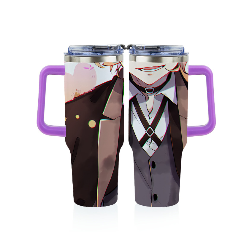 （画像用） 文豪ストレイドッグス Bungo Stray Dogs 1200ｍLフルプリント車用タンブラー