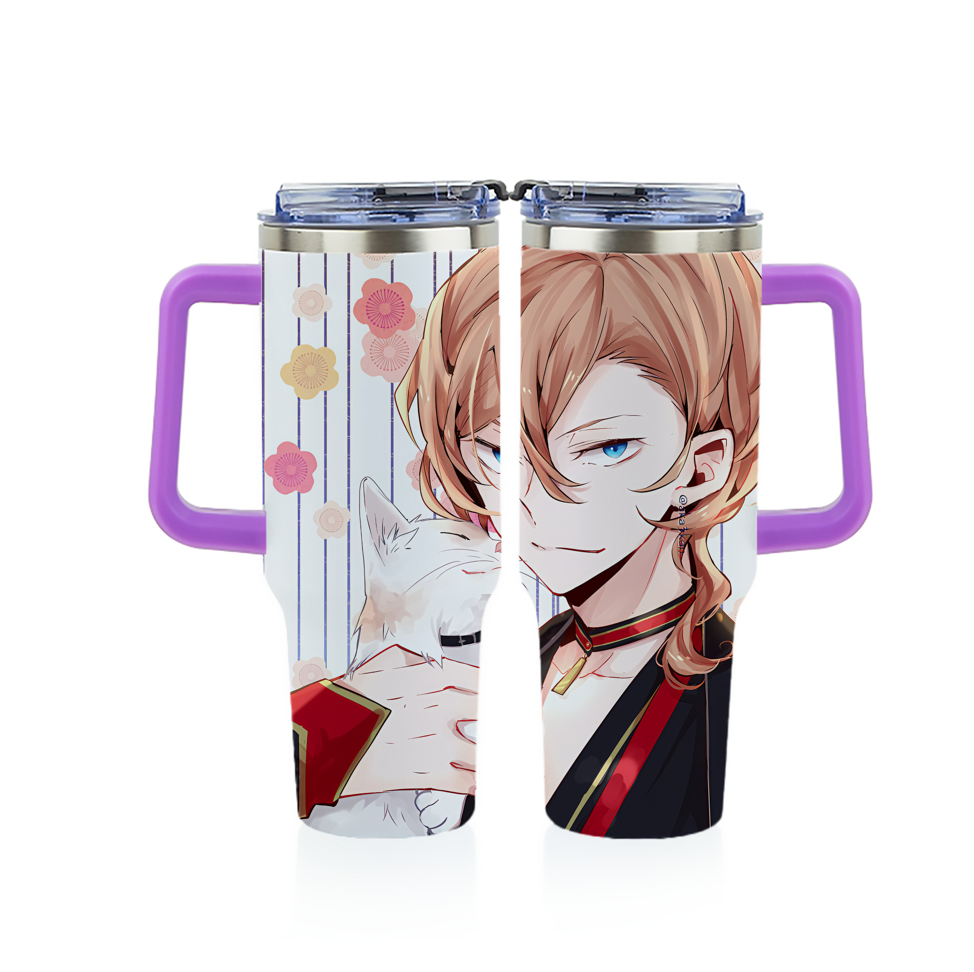 （画像用） 文豪ストレイドッグス Bungo Stray Dogs 1200ｍLフルプリント車用タンブラー