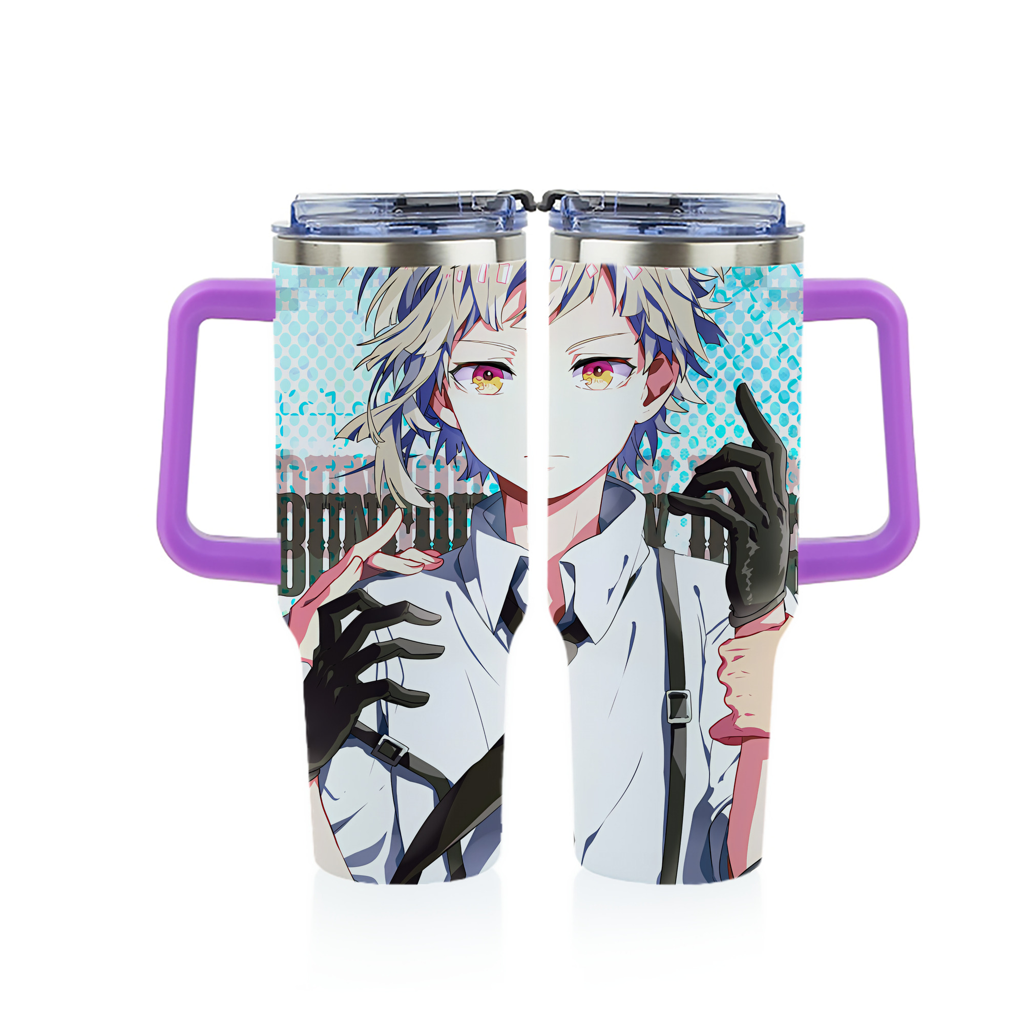 （画像用） 文豪ストレイドッグス Bungo Stray Dogs 1200ｍLフルプリント車用タンブラー
