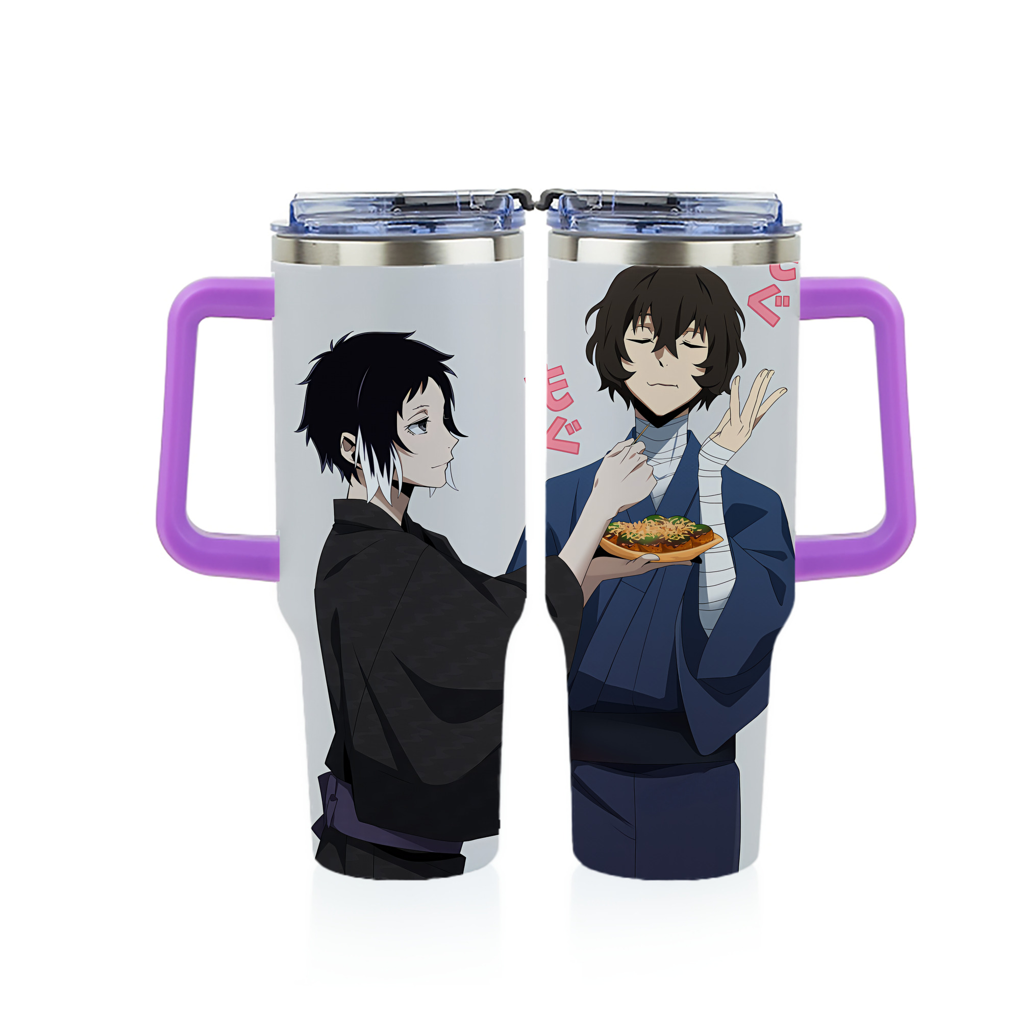 （画像用） 文豪ストレイドッグス Bungo Stray Dogs 1200ｍLフルプリント車用タンブラー