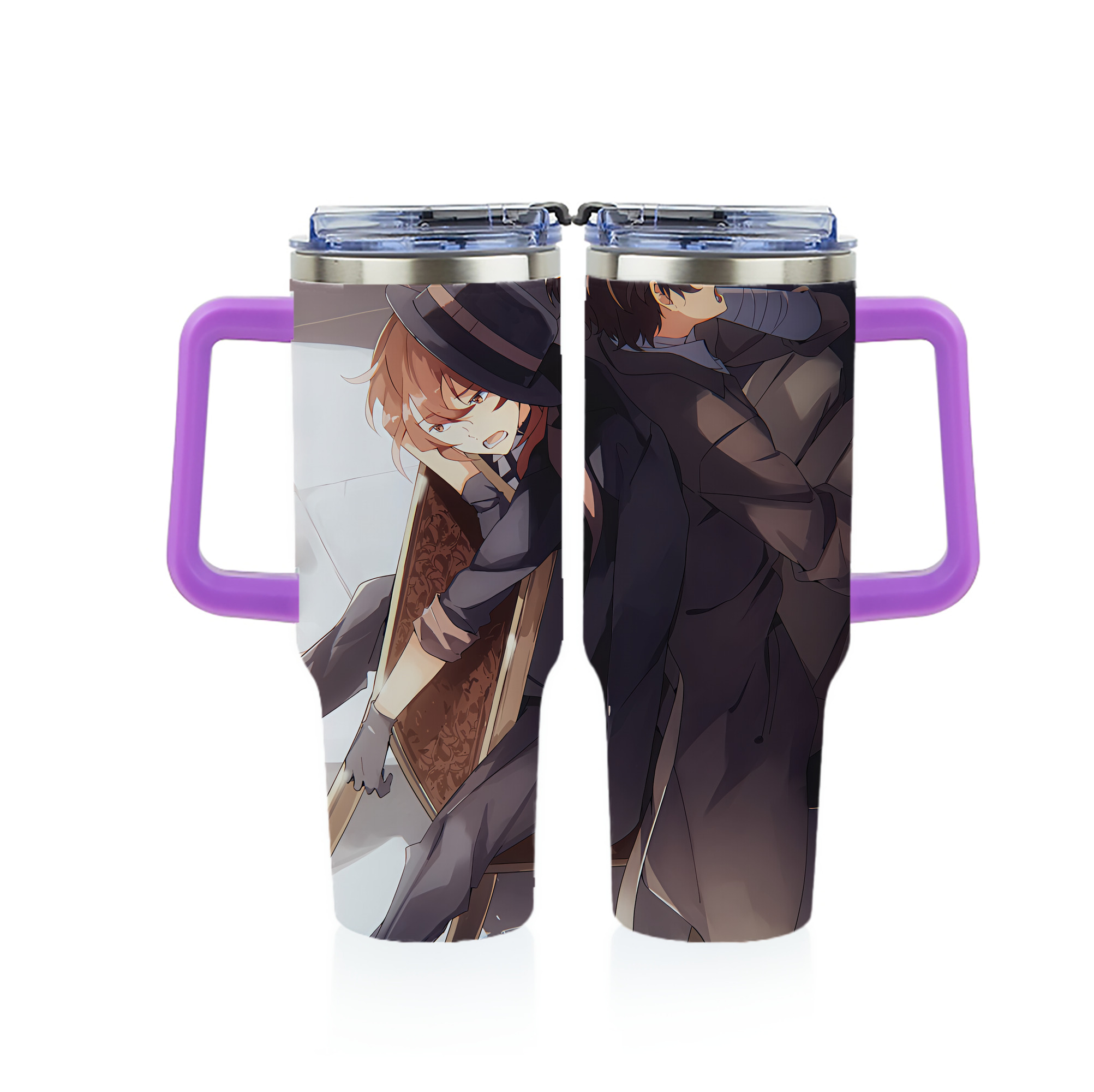 （画像用） 文豪ストレイドッグス Bungo Stray Dogs 1200ｍLフルプリント車用タンブラー