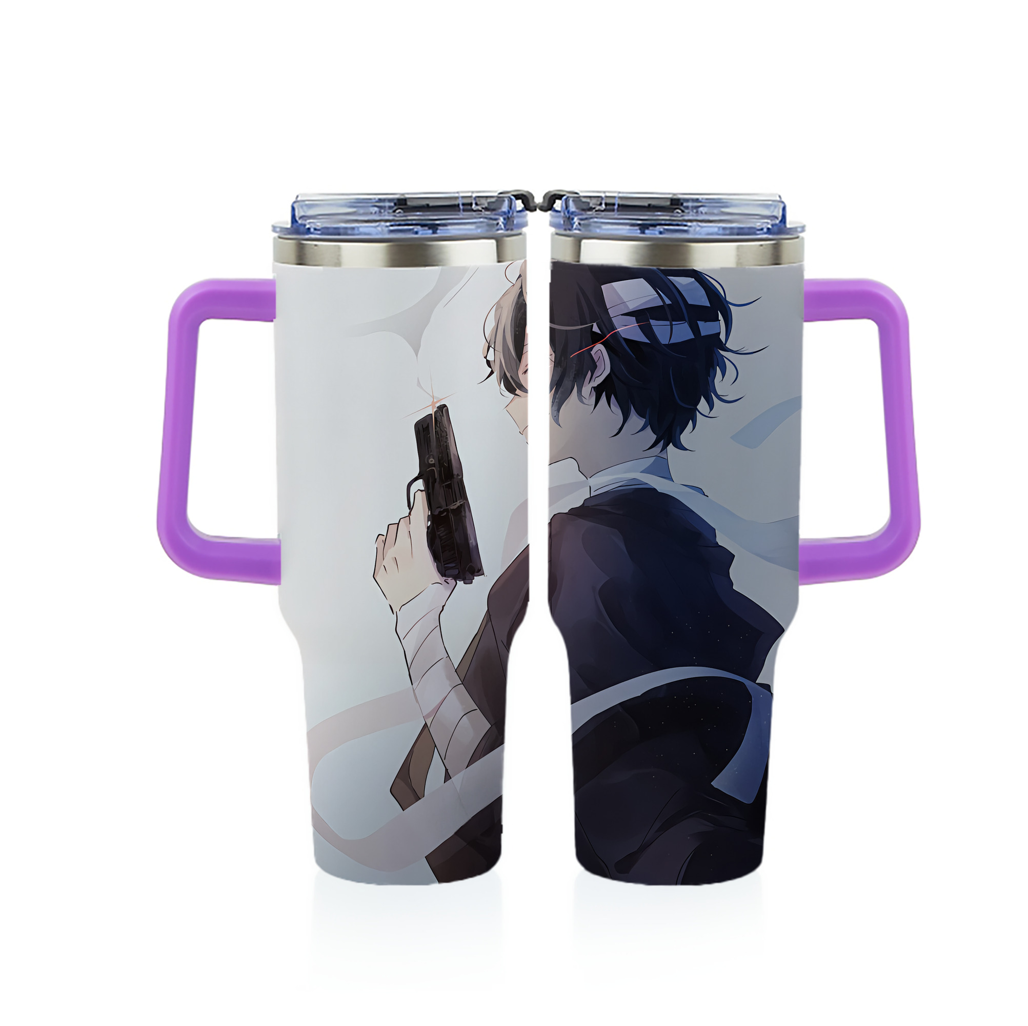 （画像用） 文豪ストレイドッグス Bungo Stray Dogs 1200ｍLフルプリント車用タンブラー