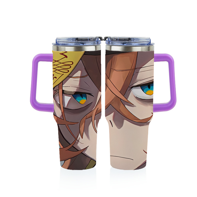 （画像用） 文豪ストレイドッグス Bungo Stray Dogs 1200ｍLフルプリント車用タンブラー