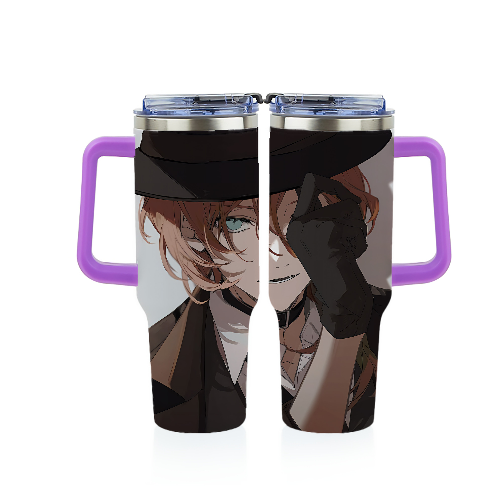 （画像用） 文豪ストレイドッグス Bungo Stray Dogs 1200ｍLフルプリント車用タンブラー