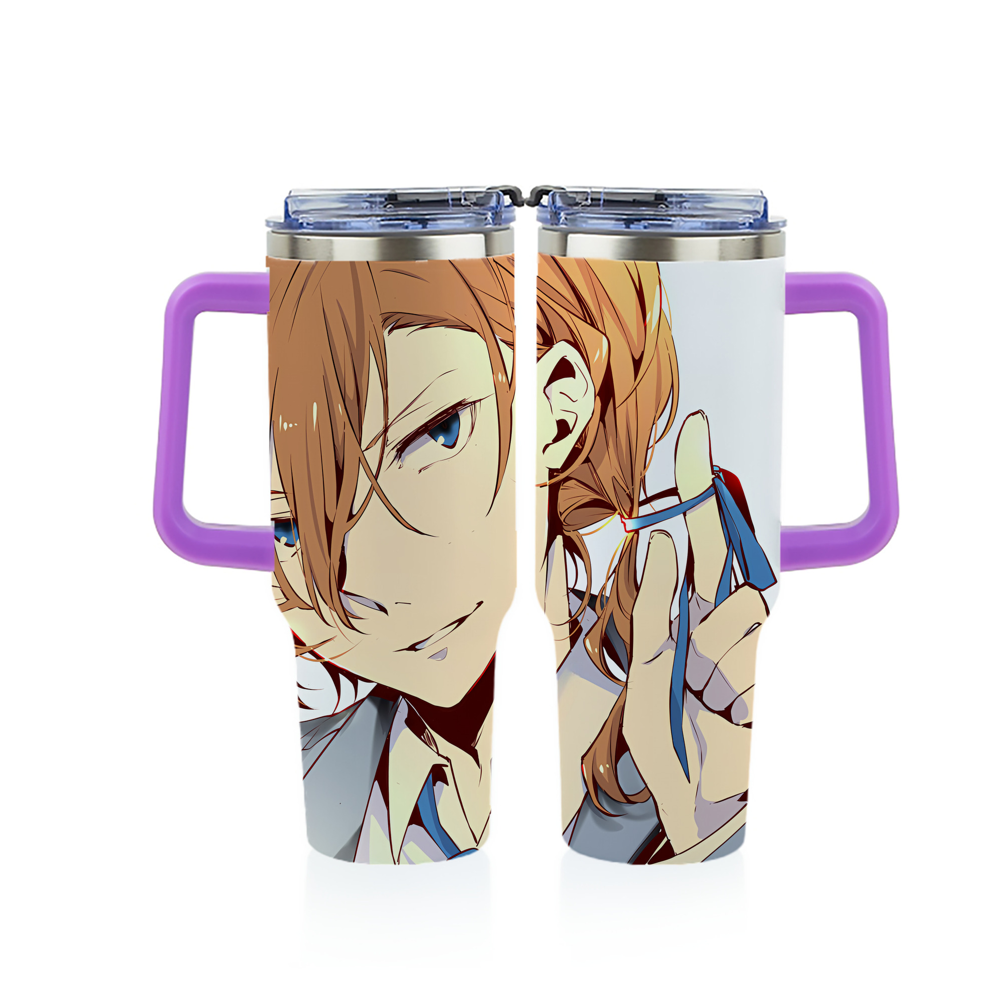 （画像用） 文豪ストレイドッグス Bungo Stray Dogs 1200ｍLフルプリント車用タンブラー