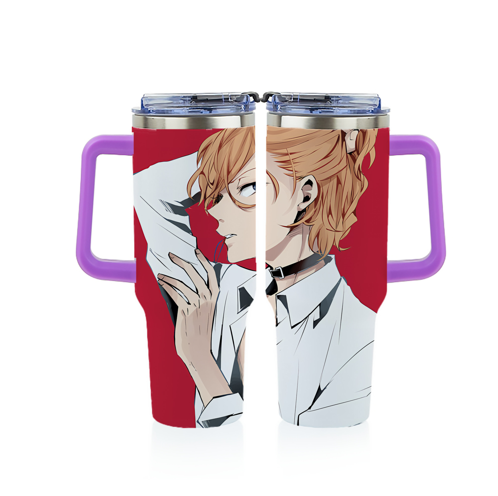（画像用） 文豪ストレイドッグス Bungo Stray Dogs 1200ｍLフルプリント車用タンブラー