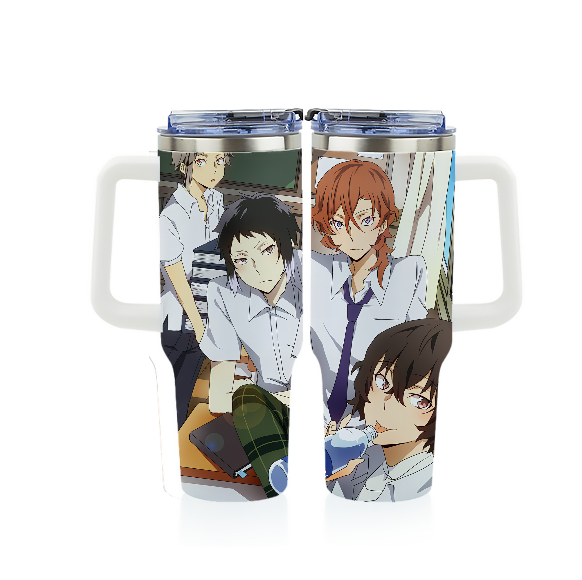 （画像用） 文豪ストレイドッグス Bungo Stray Dogs 1200ｍLフルプリント車用タンブラー