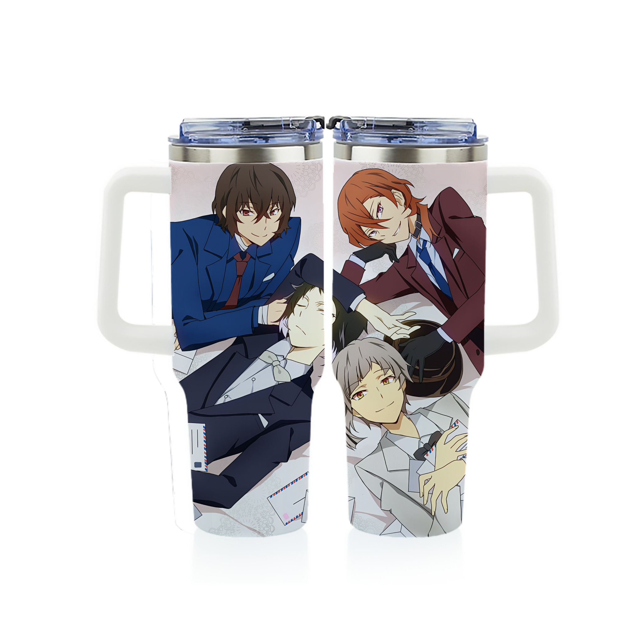 （画像用） 文豪ストレイドッグス Bungo Stray Dogs 1200ｍLフルプリント車用タンブラー