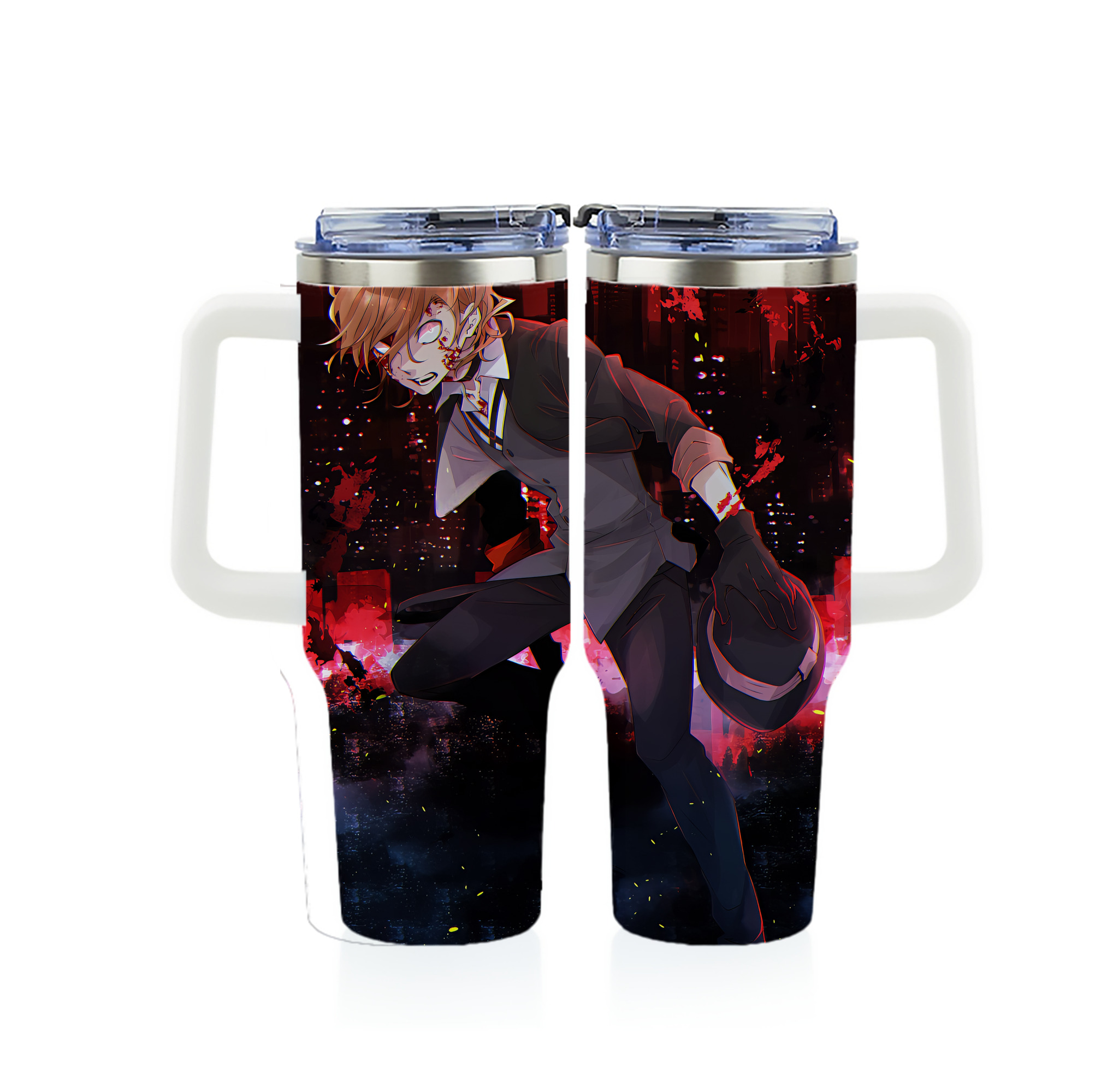 （画像用） 文豪ストレイドッグス Bungo Stray Dogs 1200ｍLフルプリント車用タンブラー