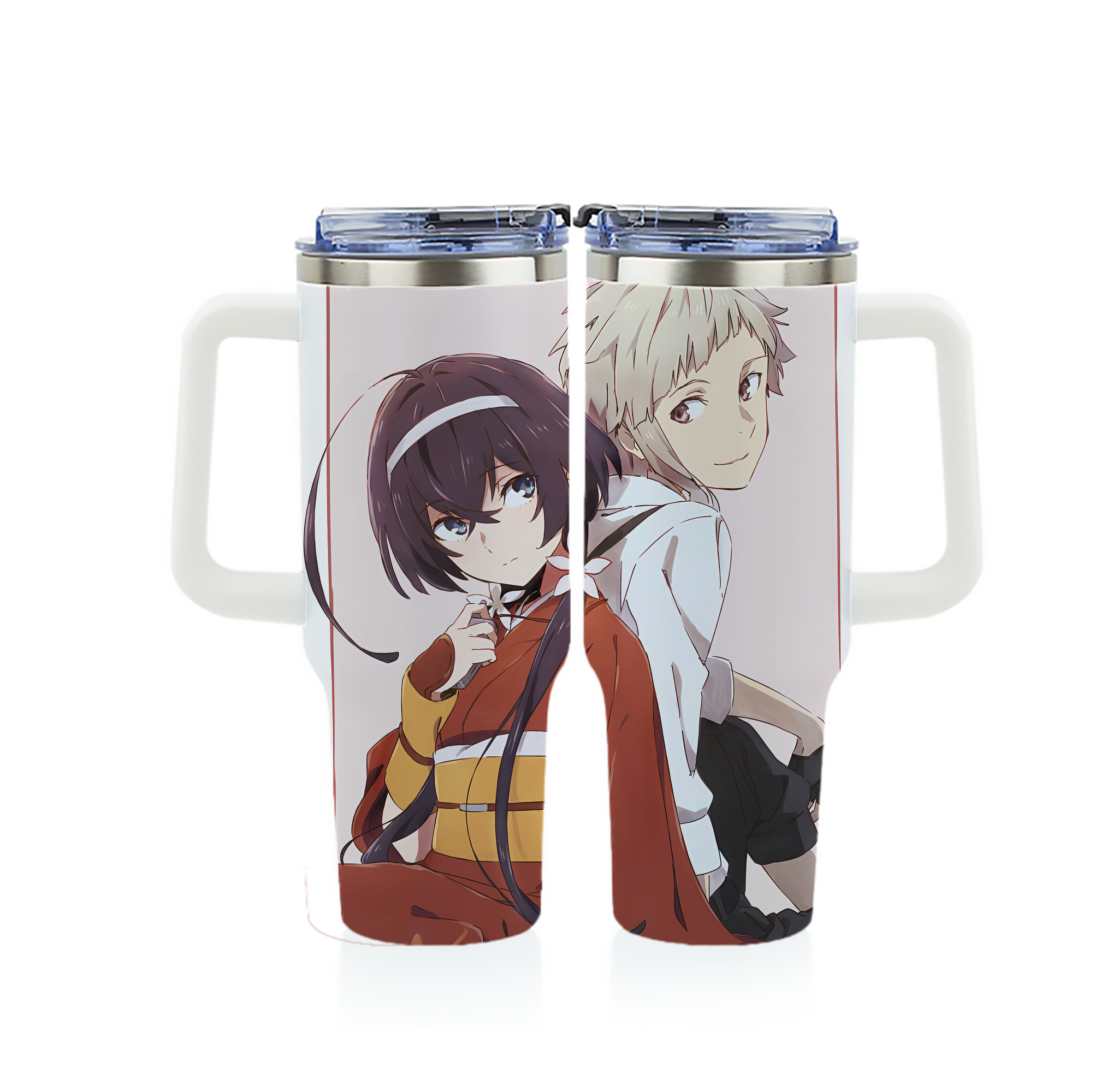 （画像用） 文豪ストレイドッグス Bungo Stray Dogs 1200ｍLフルプリント車用タンブラー