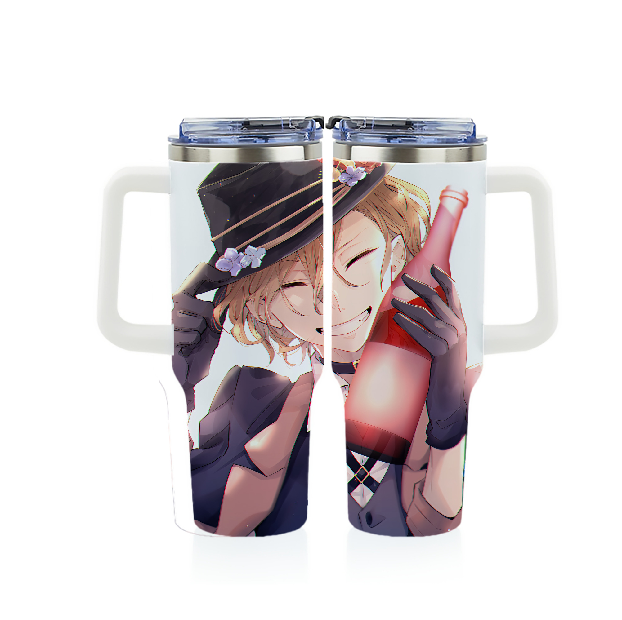 （画像用） 文豪ストレイドッグス Bungo Stray Dogs 1200ｍLフルプリント車用タンブラー