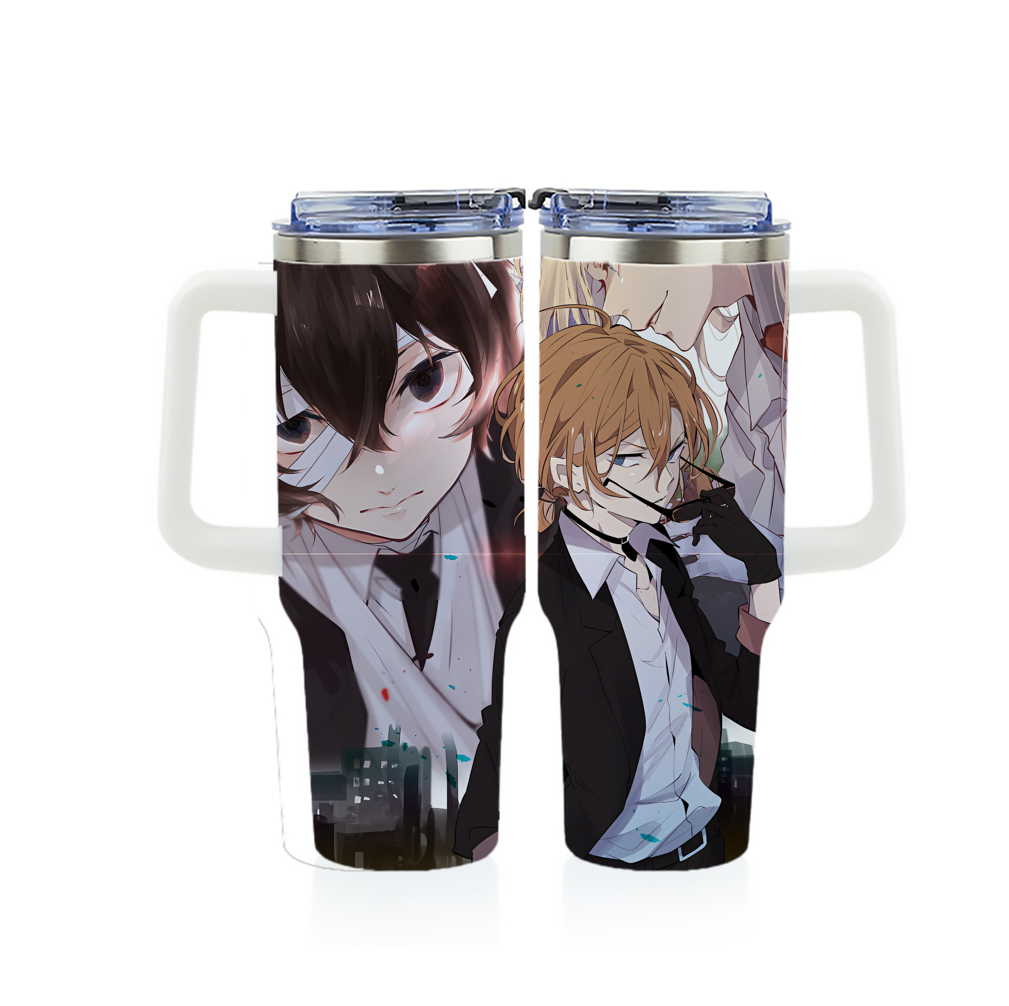 （画像用） 文豪ストレイドッグス Bungo Stray Dogs 1200ｍLフルプリント車用タンブラー