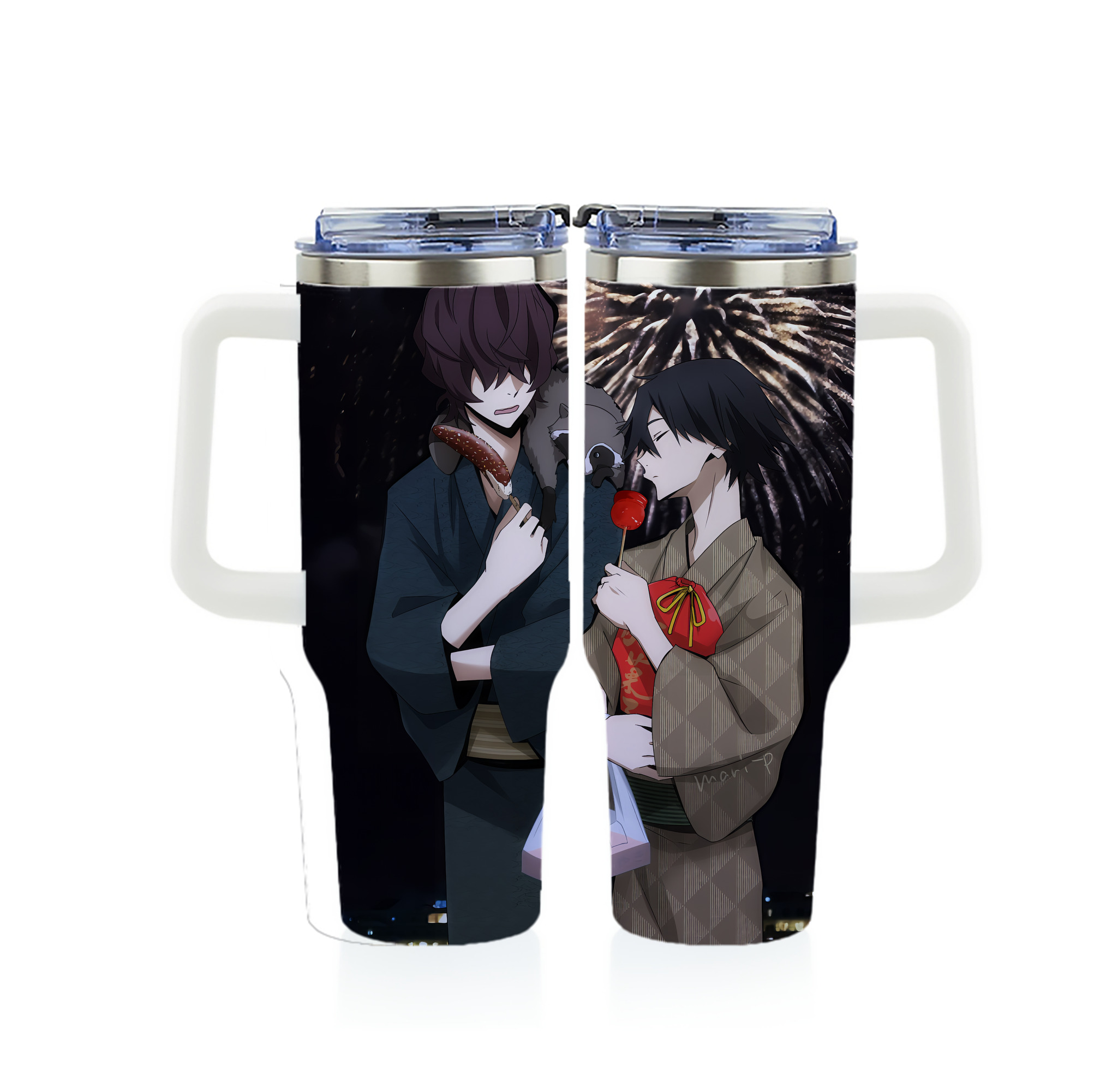（画像用） 文豪ストレイドッグス Bungo Stray Dogs 1200ｍLフルプリント車用タンブラー