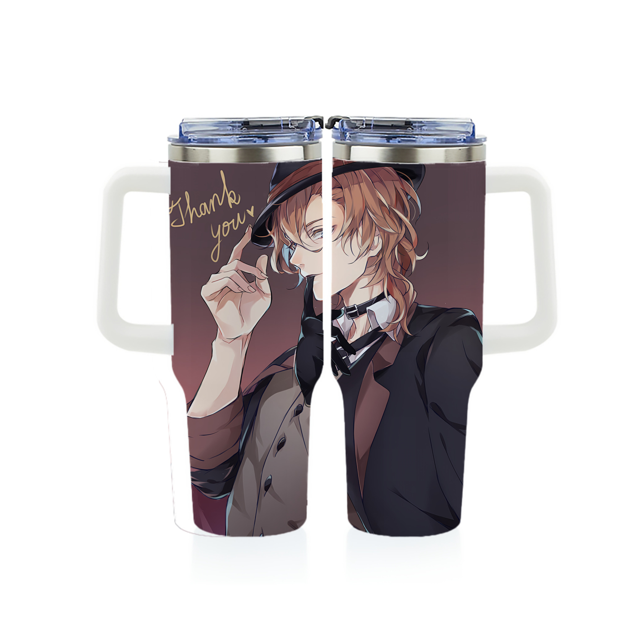 （画像用） 文豪ストレイドッグス Bungo Stray Dogs 1200ｍLフルプリント車用タンブラー