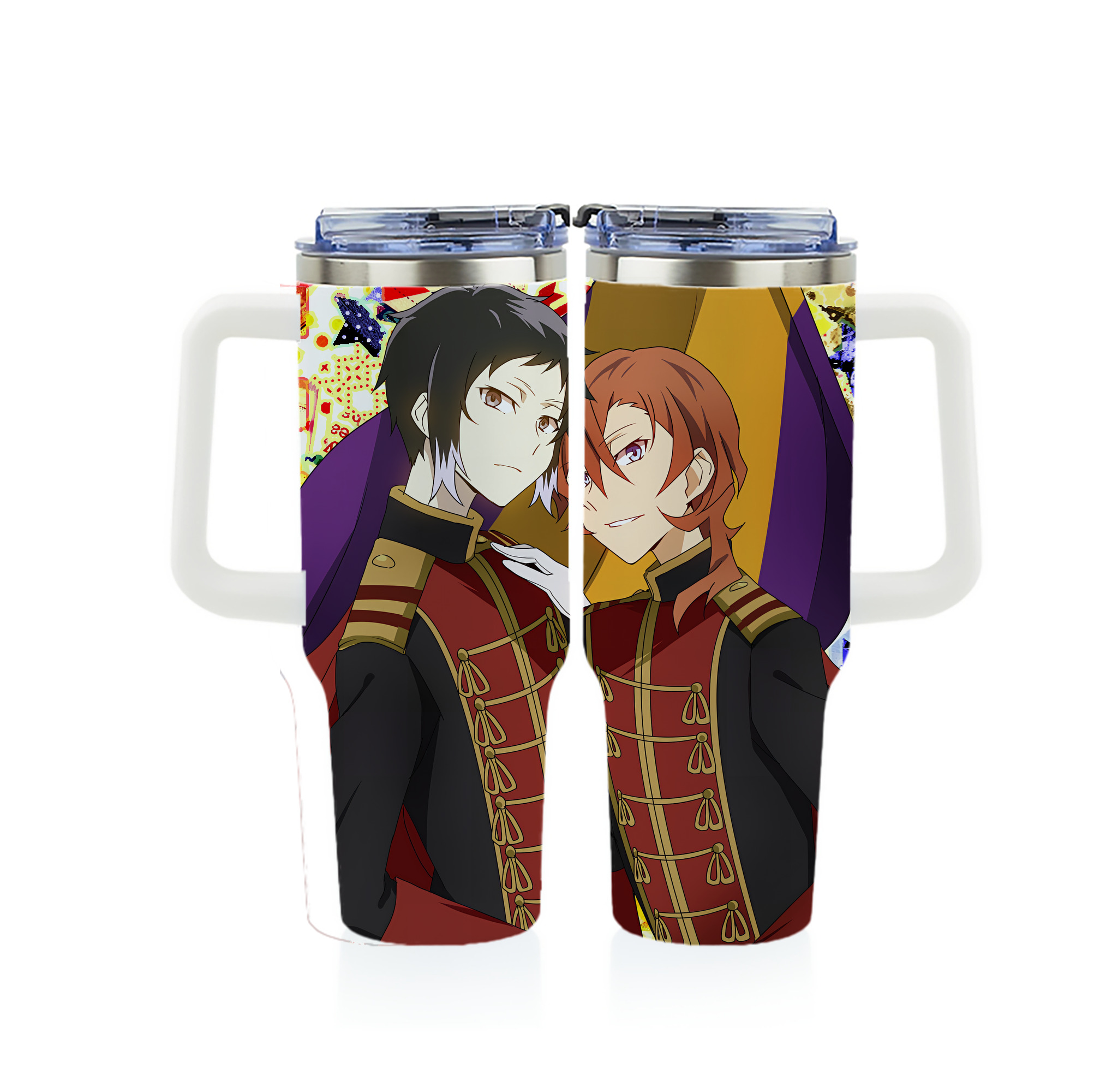 （画像用） 文豪ストレイドッグス Bungo Stray Dogs 1200ｍLフルプリント車用タンブラー