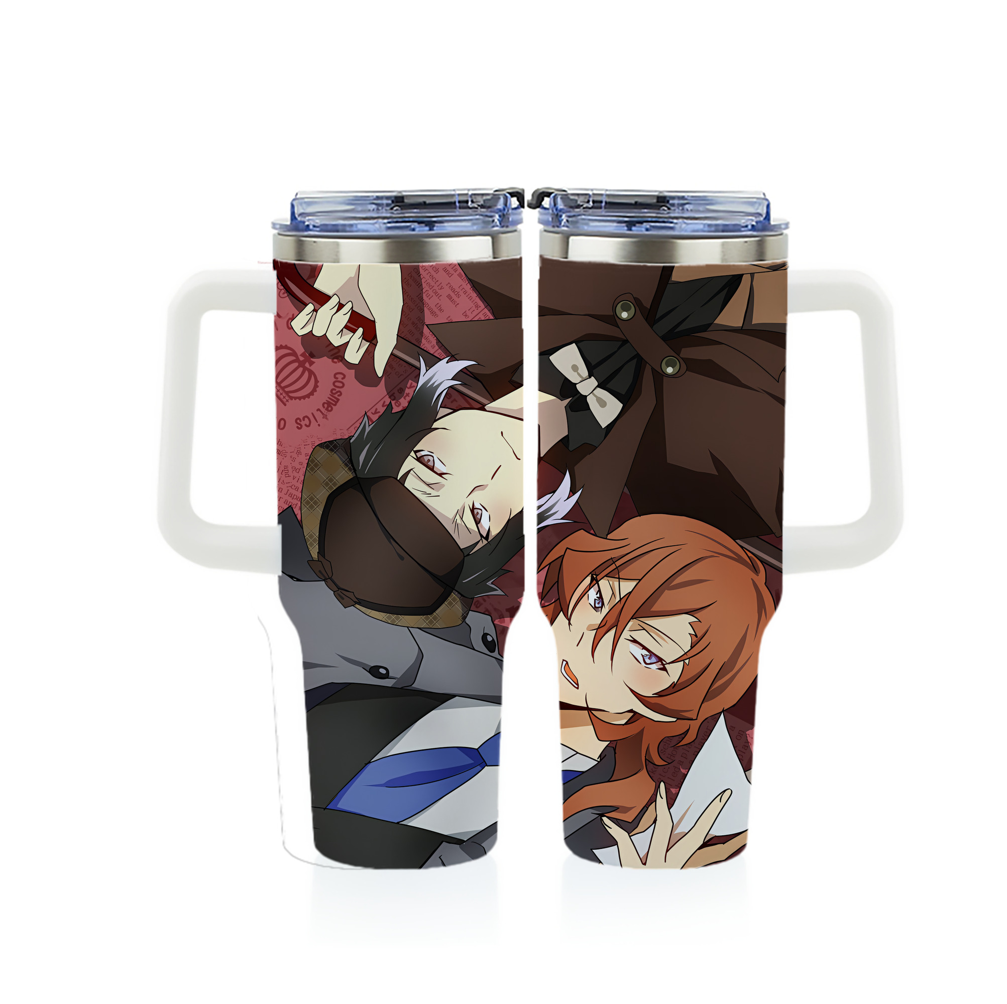（画像用） 文豪ストレイドッグス Bungo Stray Dogs 1200ｍLフルプリント車用タンブラー