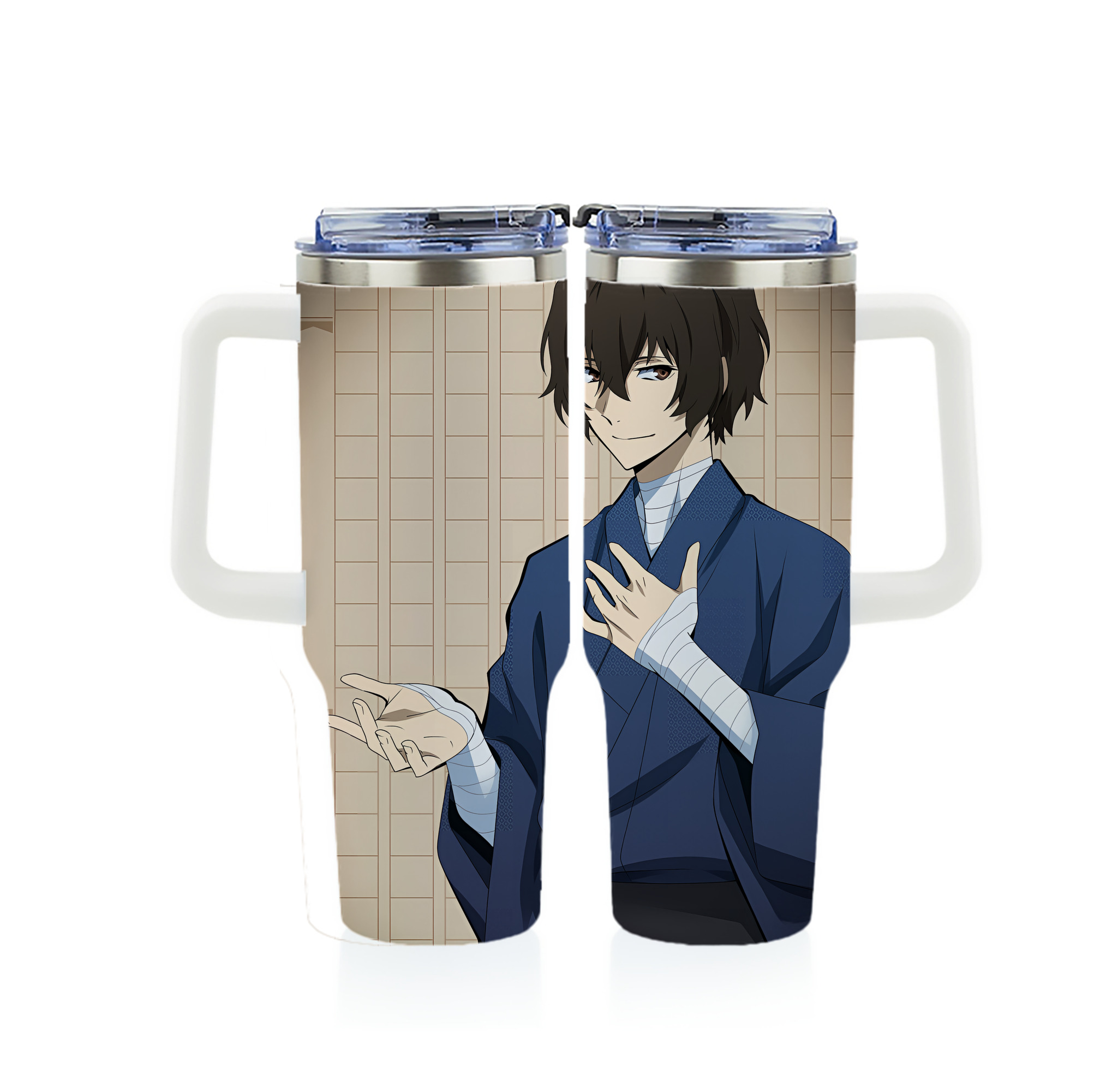 （画像用） 文豪ストレイドッグス Bungo Stray Dogs 1200ｍLフルプリント車用タンブラー