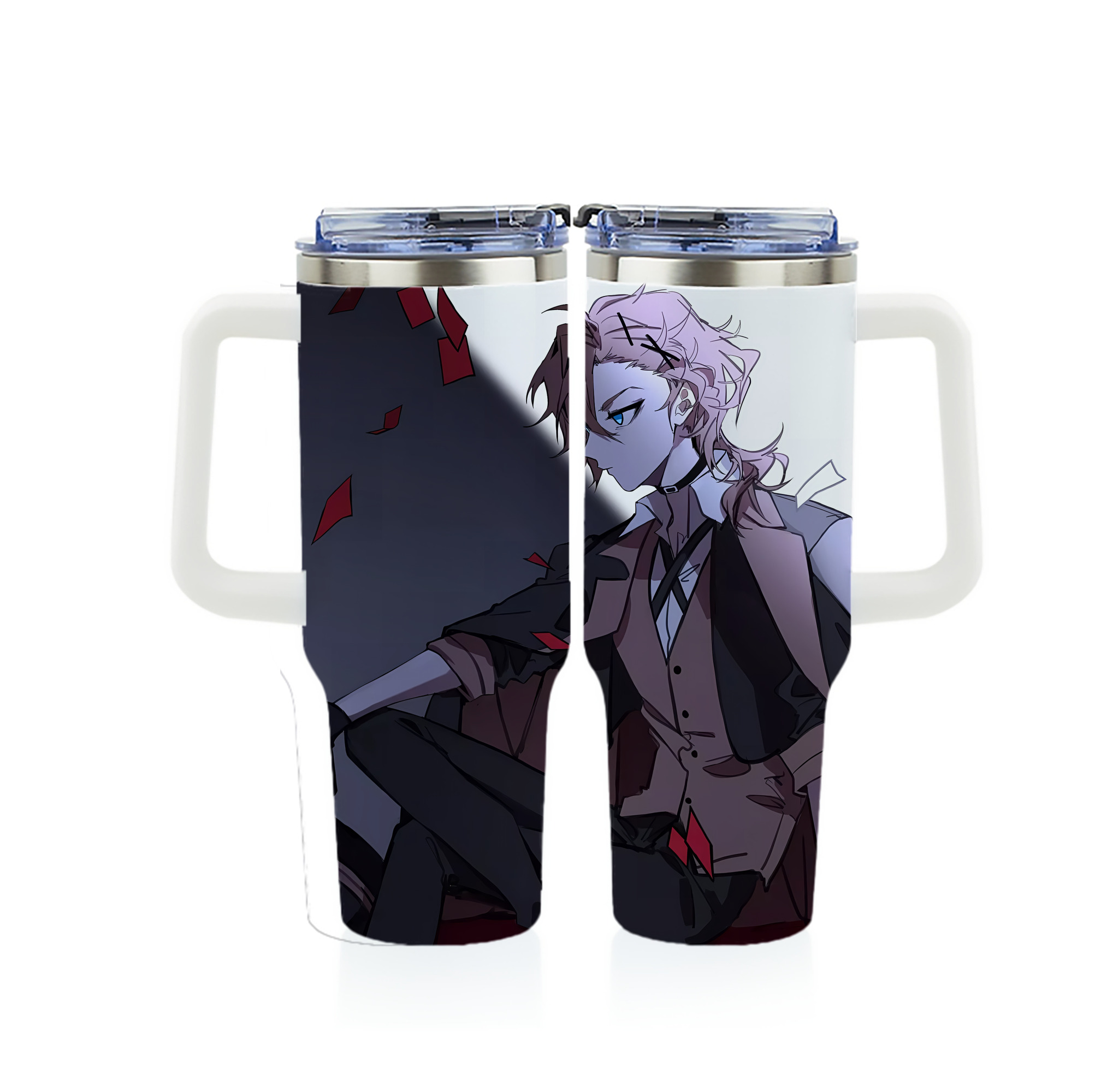 （画像用） 文豪ストレイドッグス Bungo Stray Dogs 1200ｍLフルプリント車用タンブラー