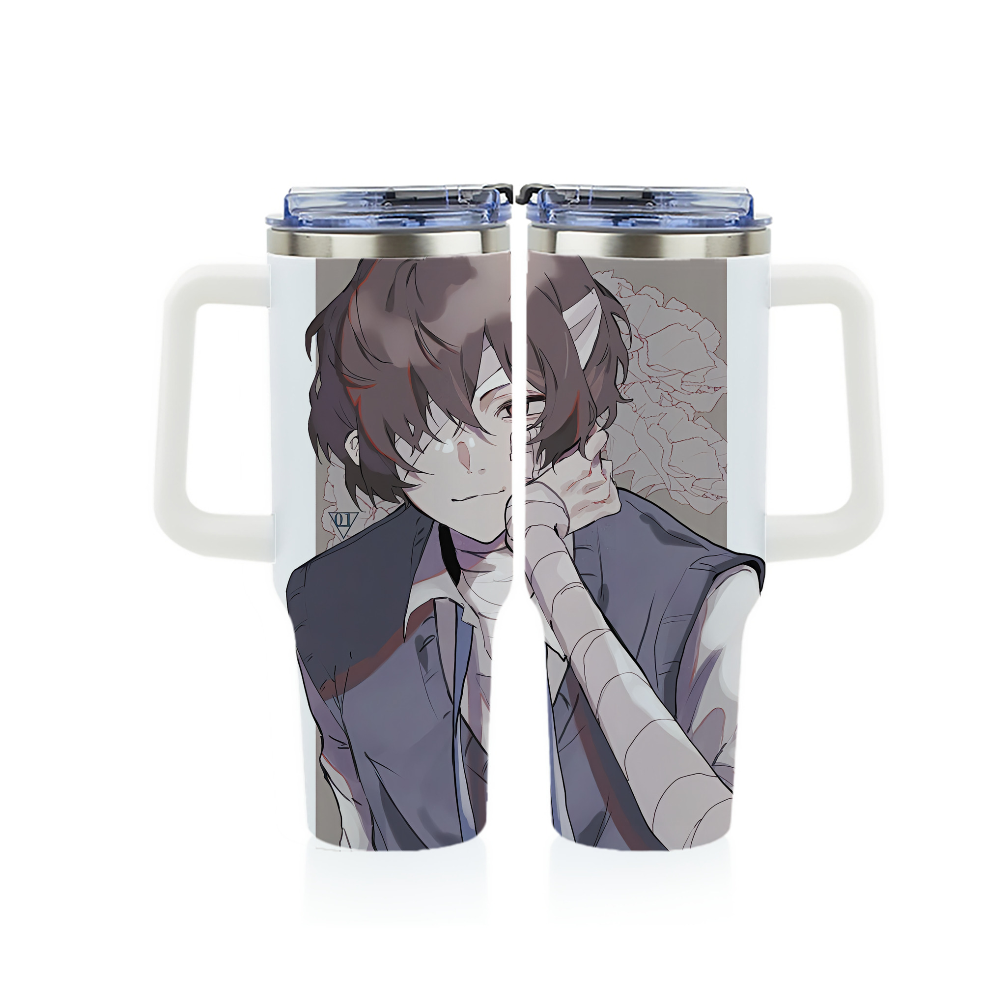（画像用） 文豪ストレイドッグス Bungo Stray Dogs 1200ｍLフルプリント車用タンブラー
